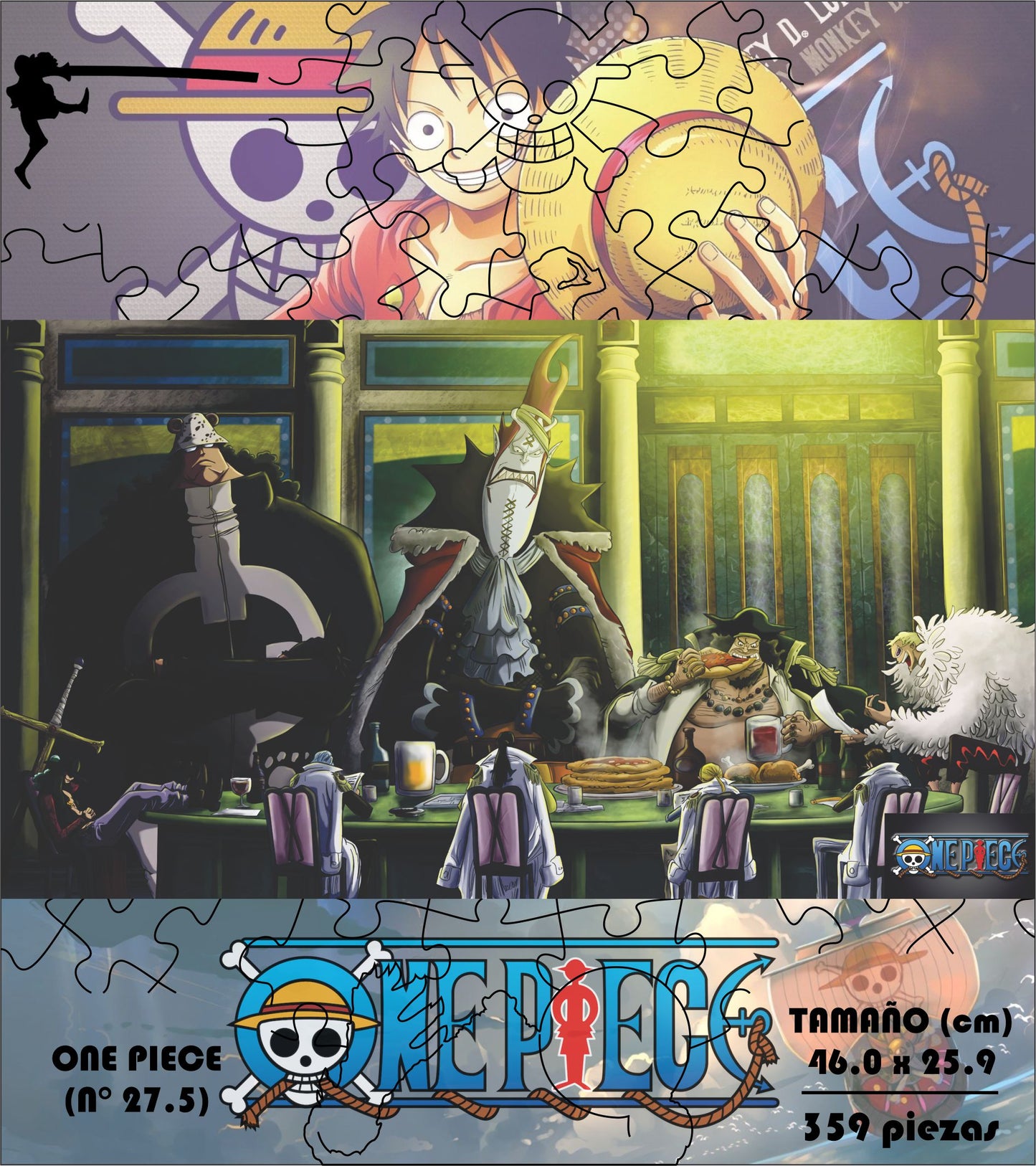 Rompecabezas Pers.One Piece  C:27.5 Puzzles Peru