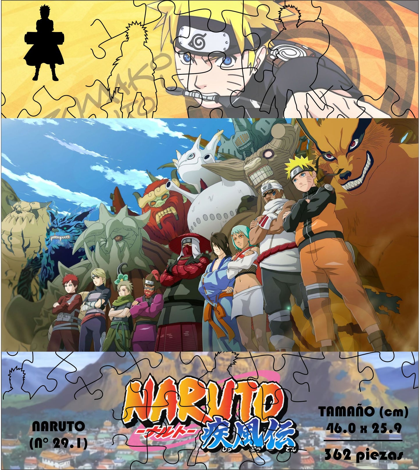 Rompecabezas Pers.Naruto  C:29.1 Puzzles Peru