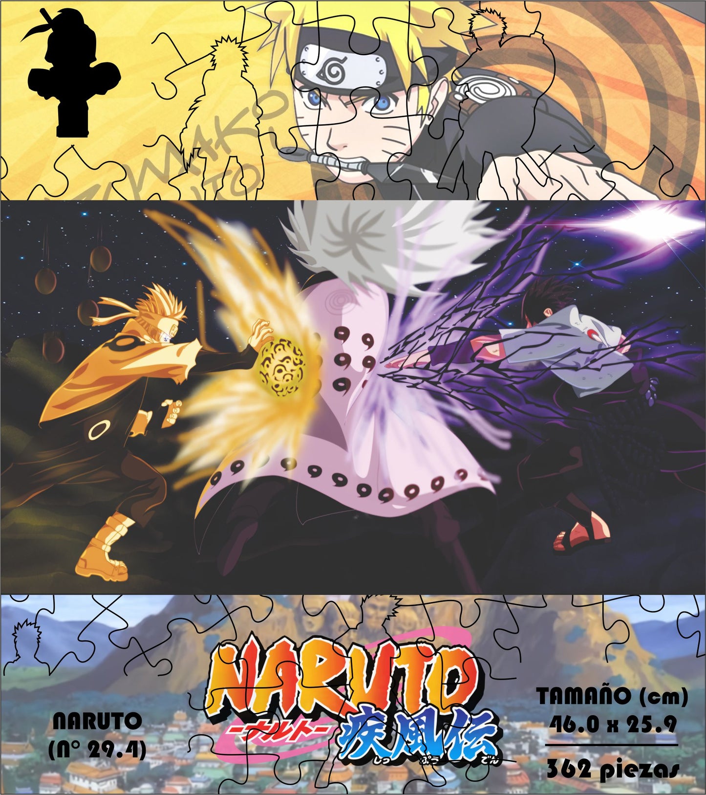 Rompecabezas Pers.Naruto  C:29.4 Puzzles Peru