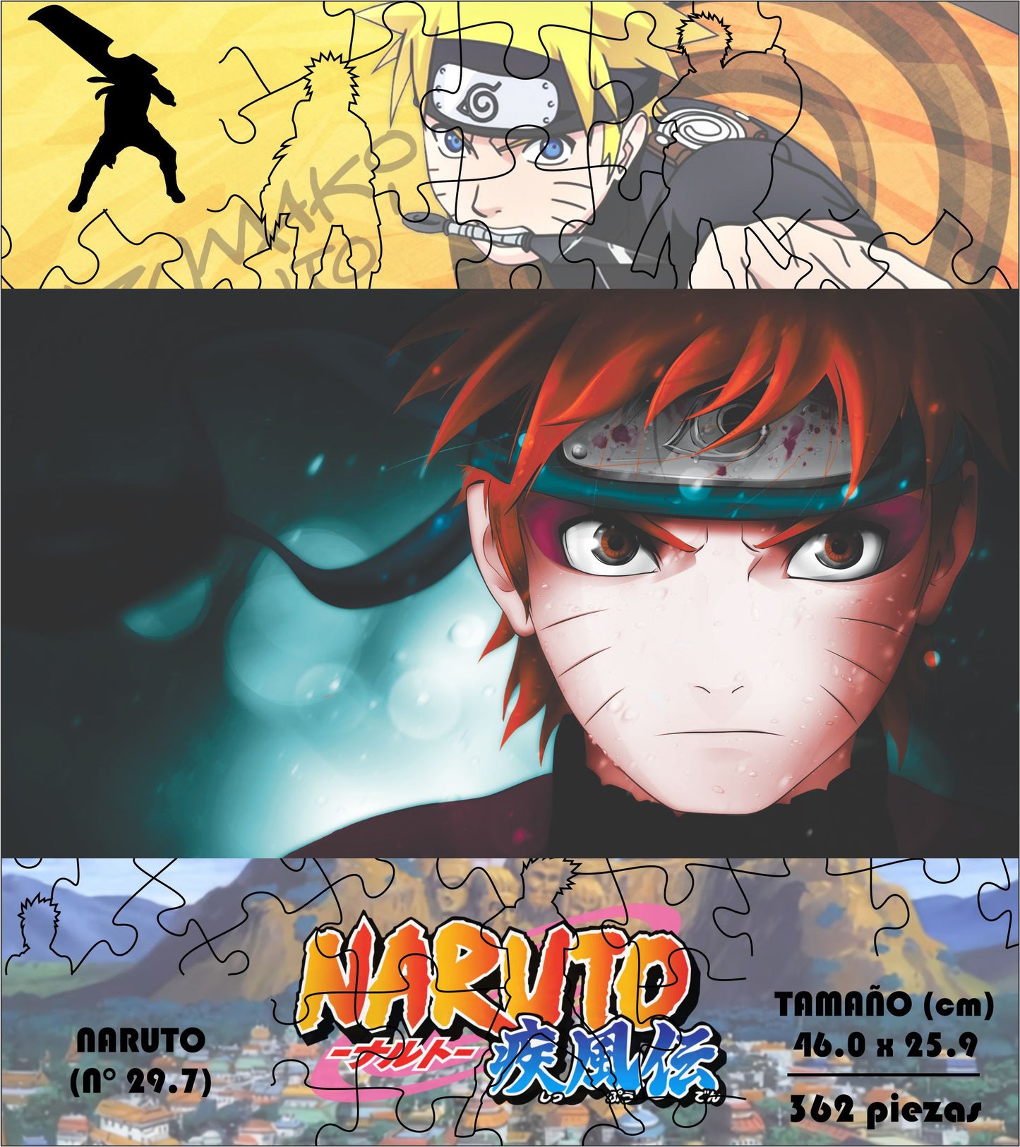 Rompecabezas Pers.Naruto  C:29.7 Puzzles Peru