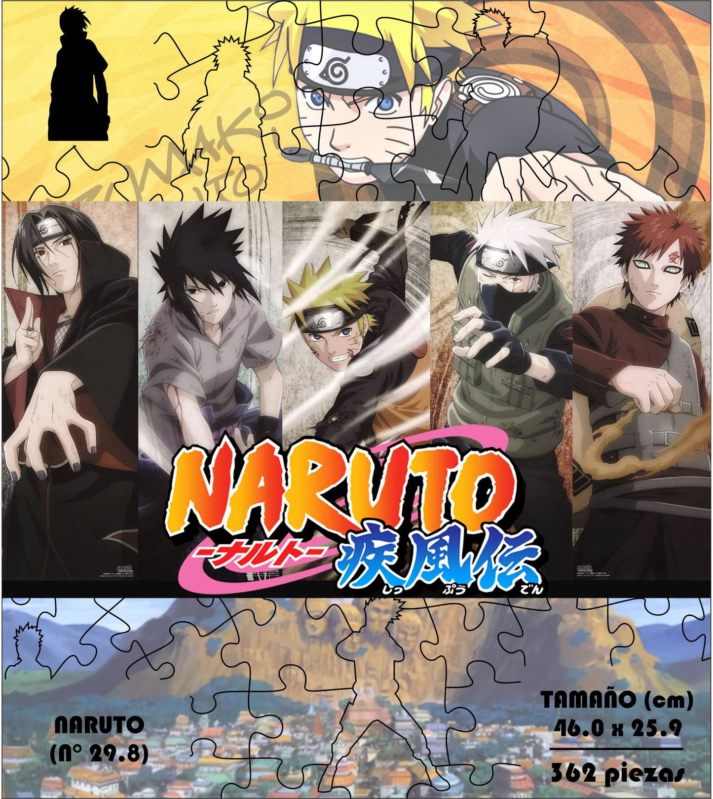 Rompecabezas Pers.Naruto  C:29.8 Puzzles Peru