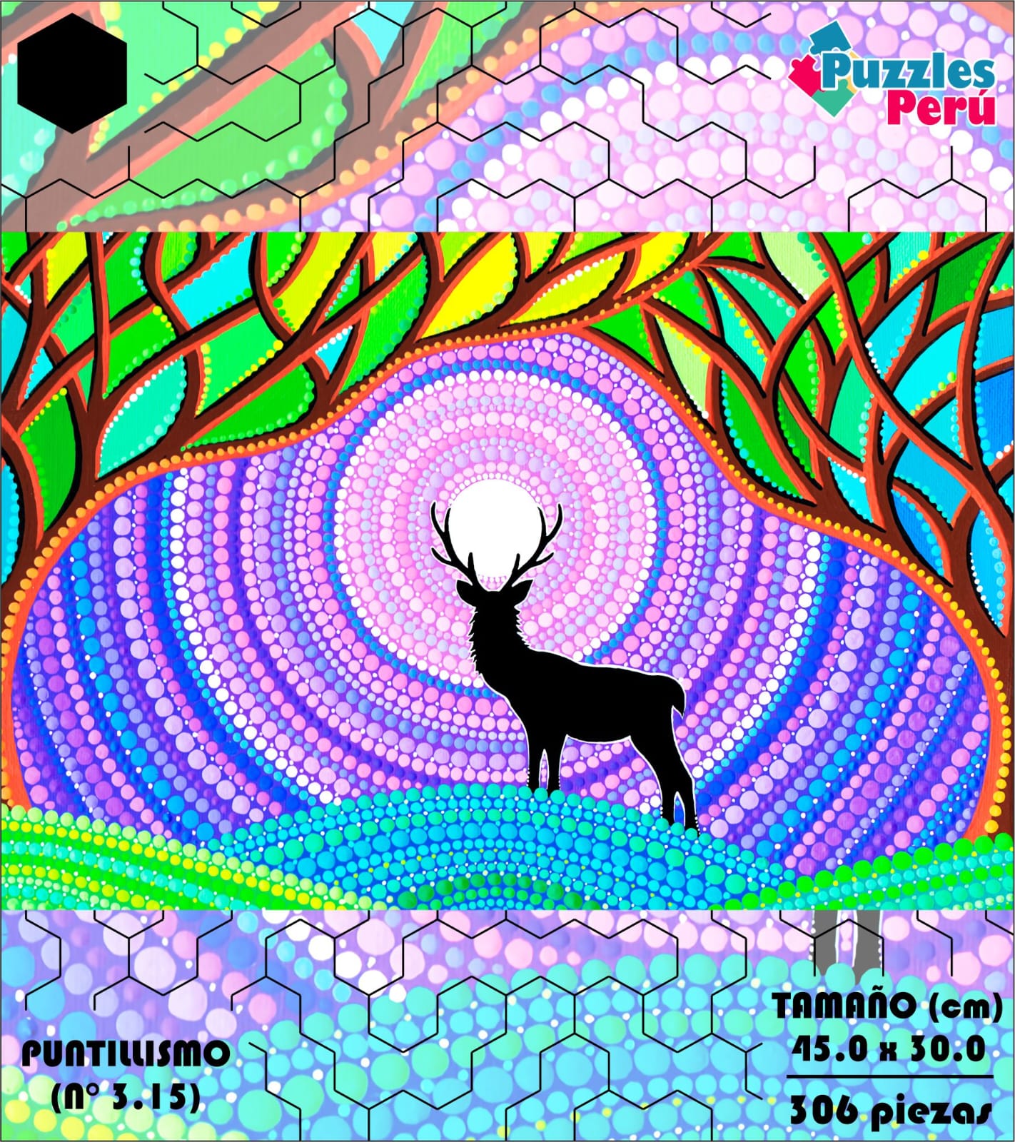 Rompecabezas Pers.Venado  C:3.15 Puzzles Peru