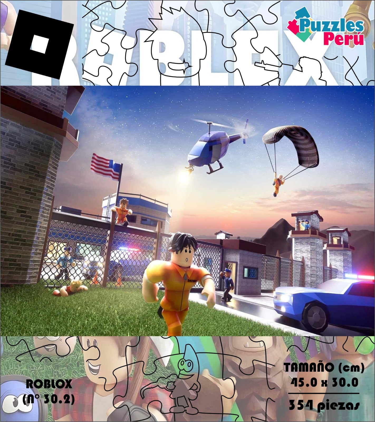 Rompecabezas Roblox  C:30.2 Pers. Puzzles Peru