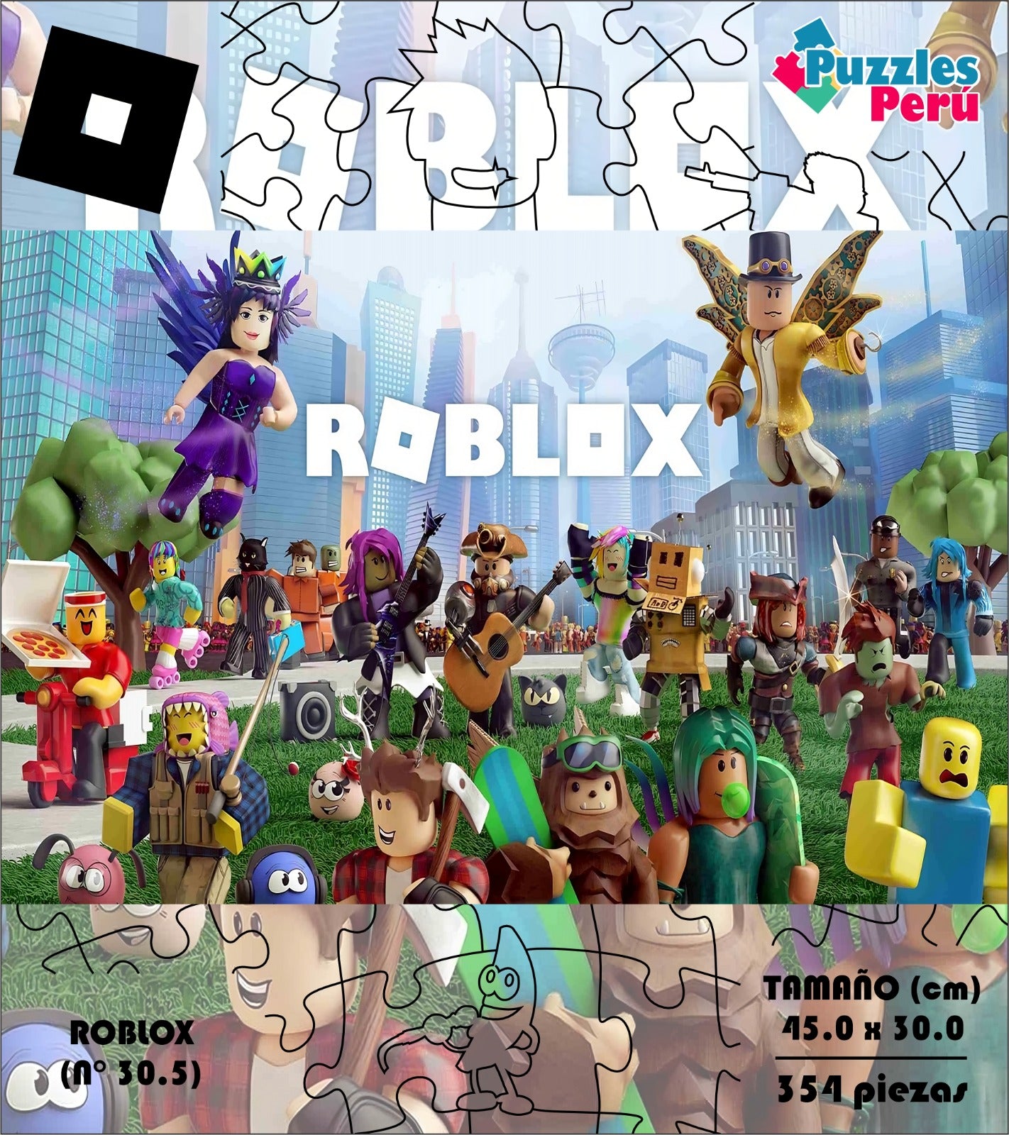 Rompecabezas Roblox  C:30.5 Pers. Puzzles Peru