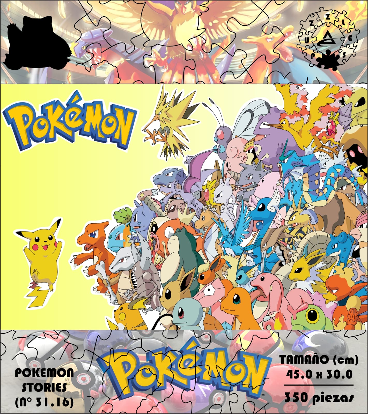 Rompecabezas Pers.Pokemon  C:31.16 Puzzles Peru