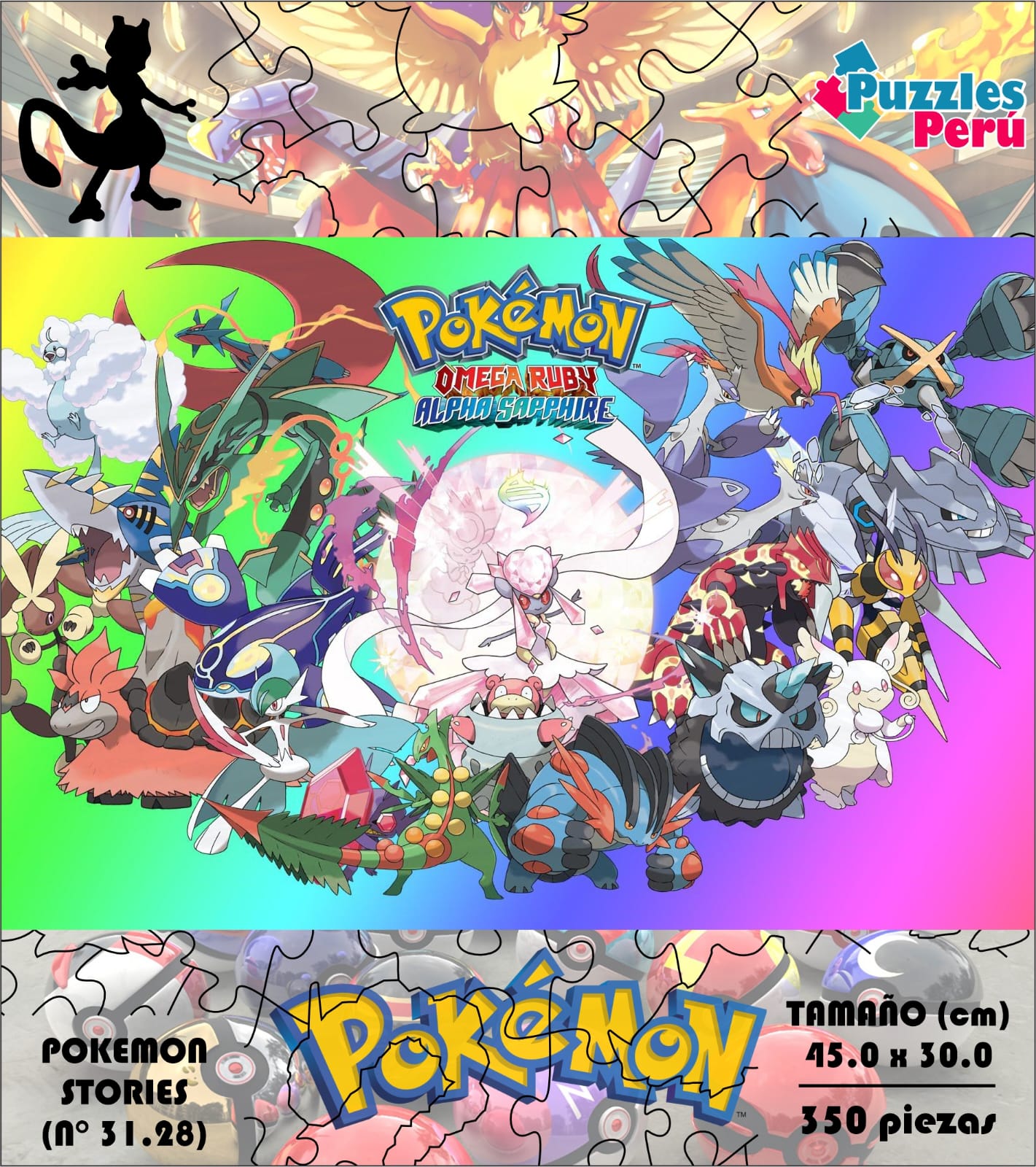 Rompecabezas Pers.Pokemon  C:31.28 Puzzles Peru