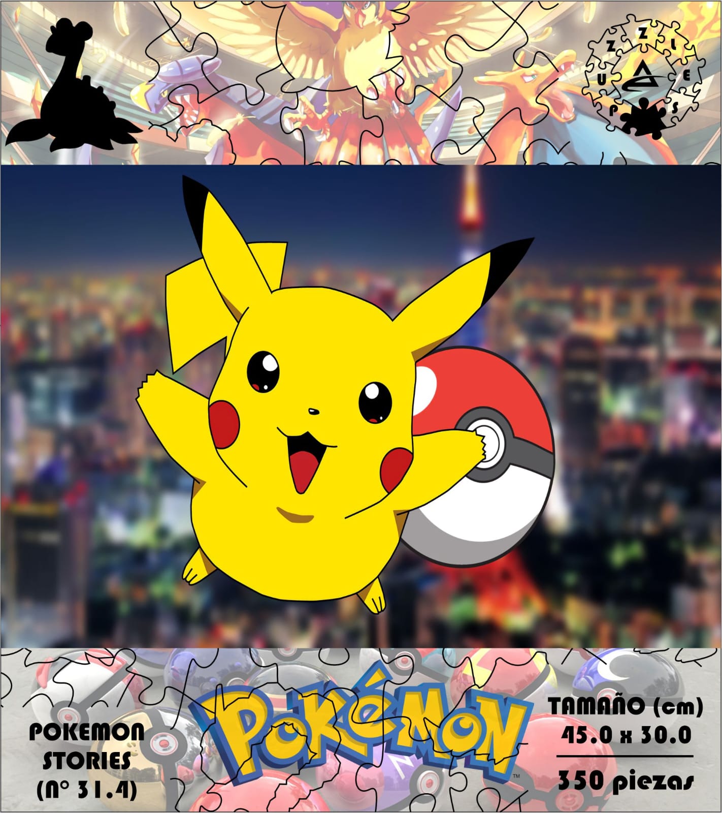 Rompecabezas Pers.Pokemon  C:31.4 Puzzles Peru