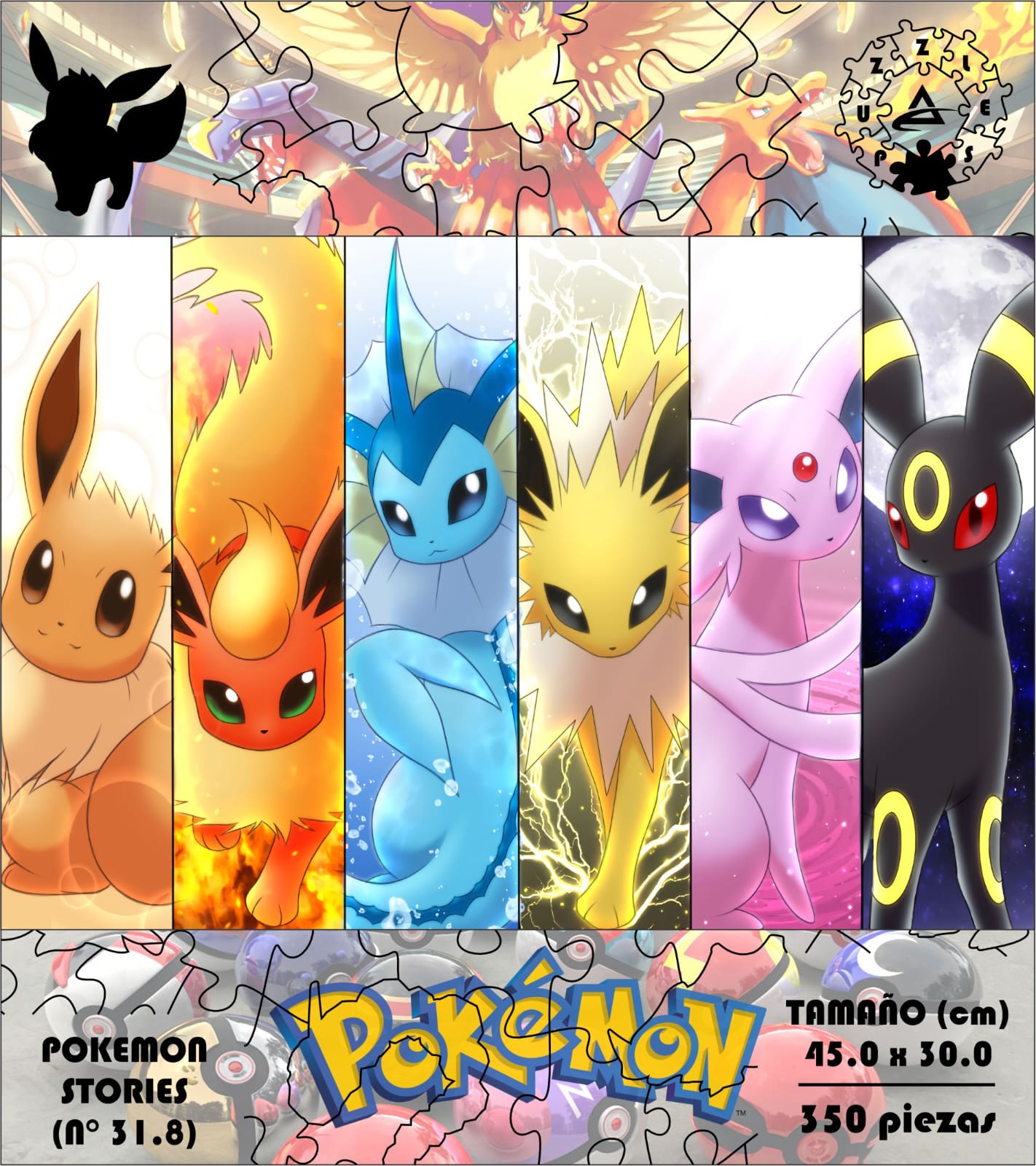 Rompecabezas Pers.Pokemon  C:31.8 Puzzles Peru