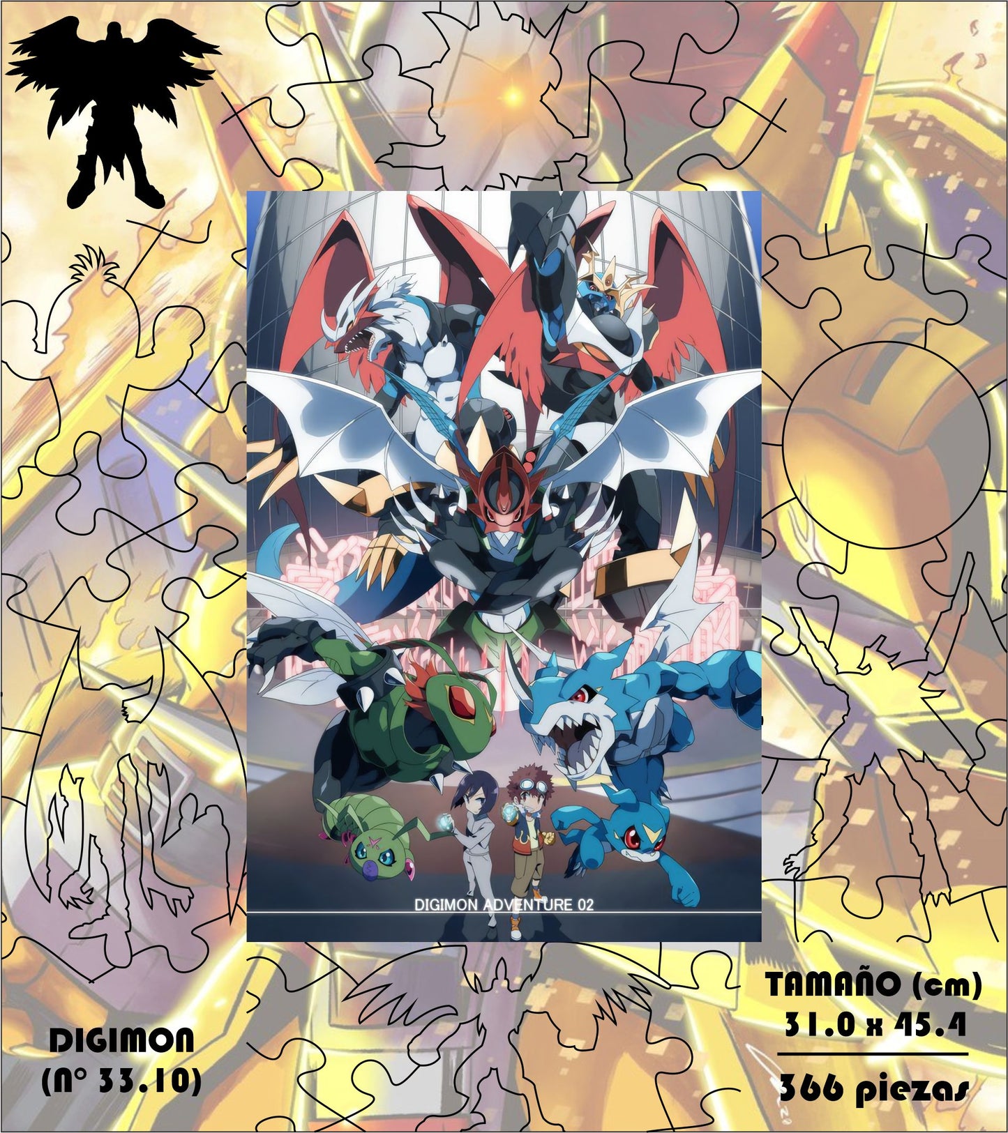 Rompecabezas Pers.Digimon366  C:33.101 Puzzles Peru