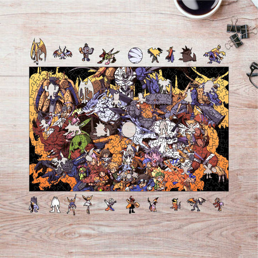 Rompecabezas Pers.Digimon  C:33.6 Puzzles Peru