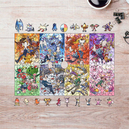 Rompecabezas Pers.Digimon  C:33.7 Puzzles Peru