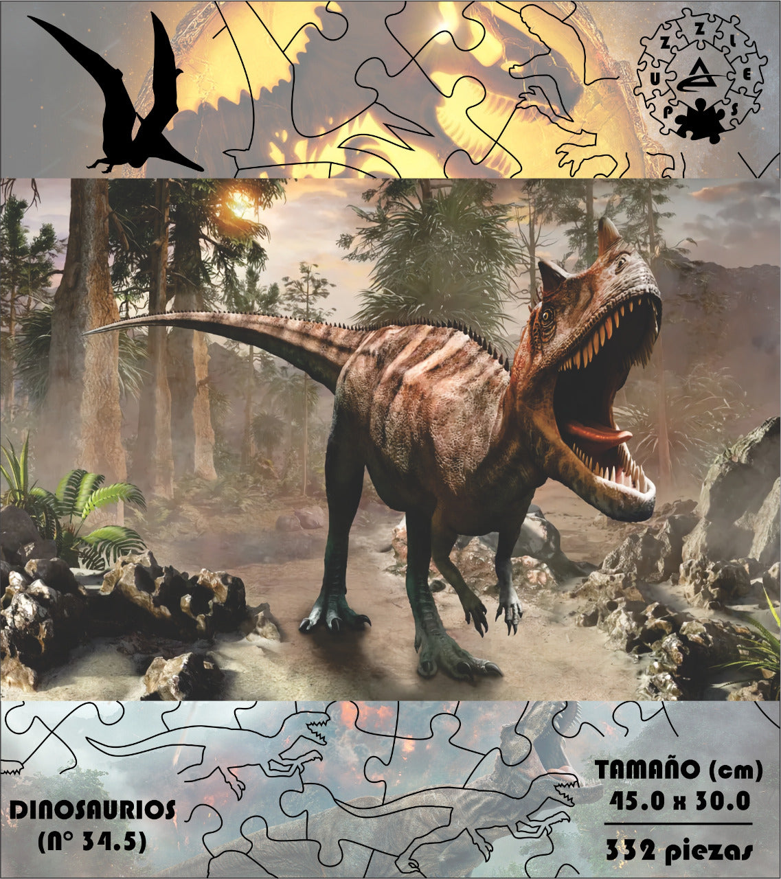 Rompecabezas Pers.Dinosaurios  C:34.5 Puzzles Peru