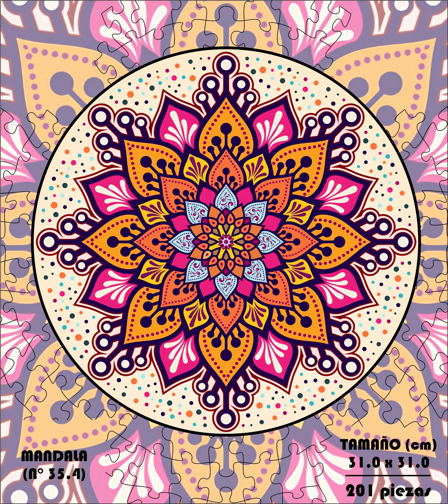 Rompecabezas Pers.Mandala  C:35.4 Puzzles Peru