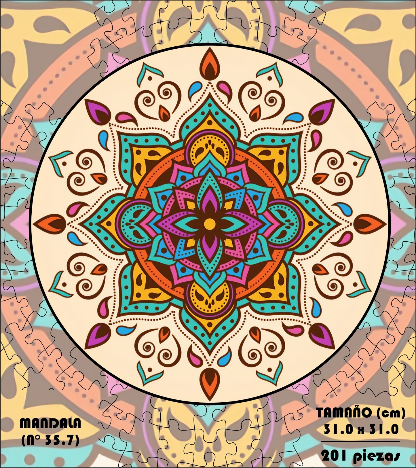 Rompecabezas Pers.Mandala  C:35.7 Puzzles Peru