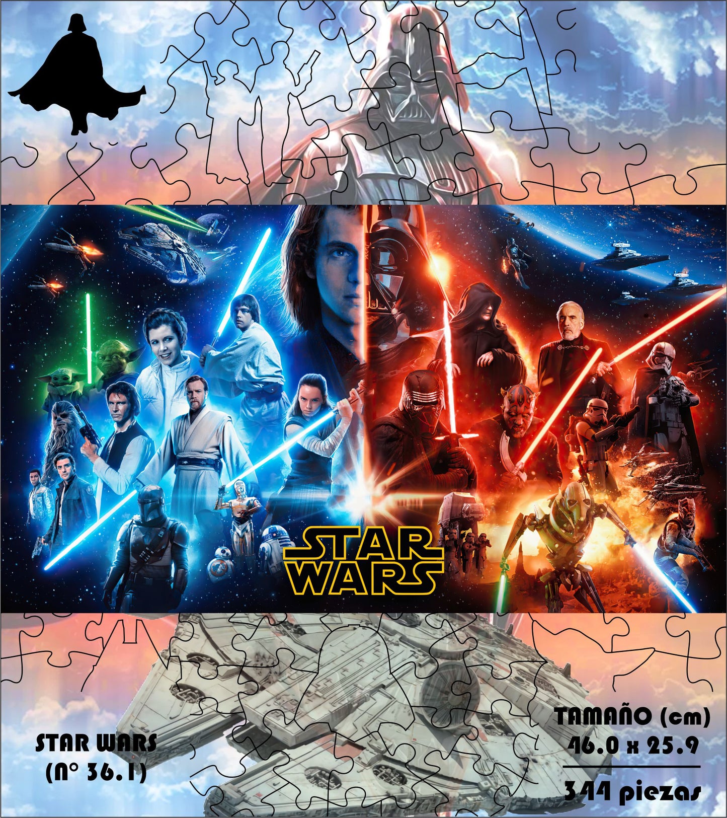 Rompecabezas Pers.Star Wars  C:36.1 Puzzles Peru