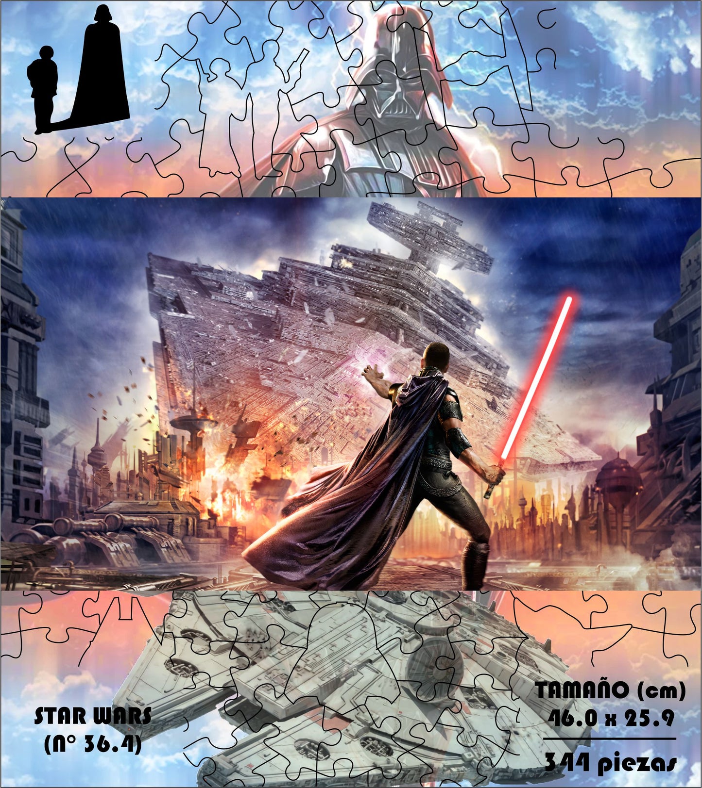 Rompecabezas Pers.Star Wars  C:36.4 Puzzles Peru