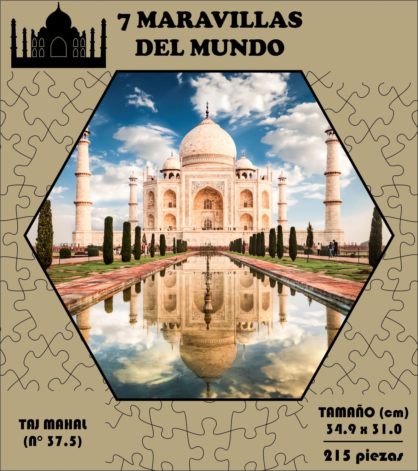 Rompecabezas Pers.Taj Mahal  C:37.5 Puzzles Peru