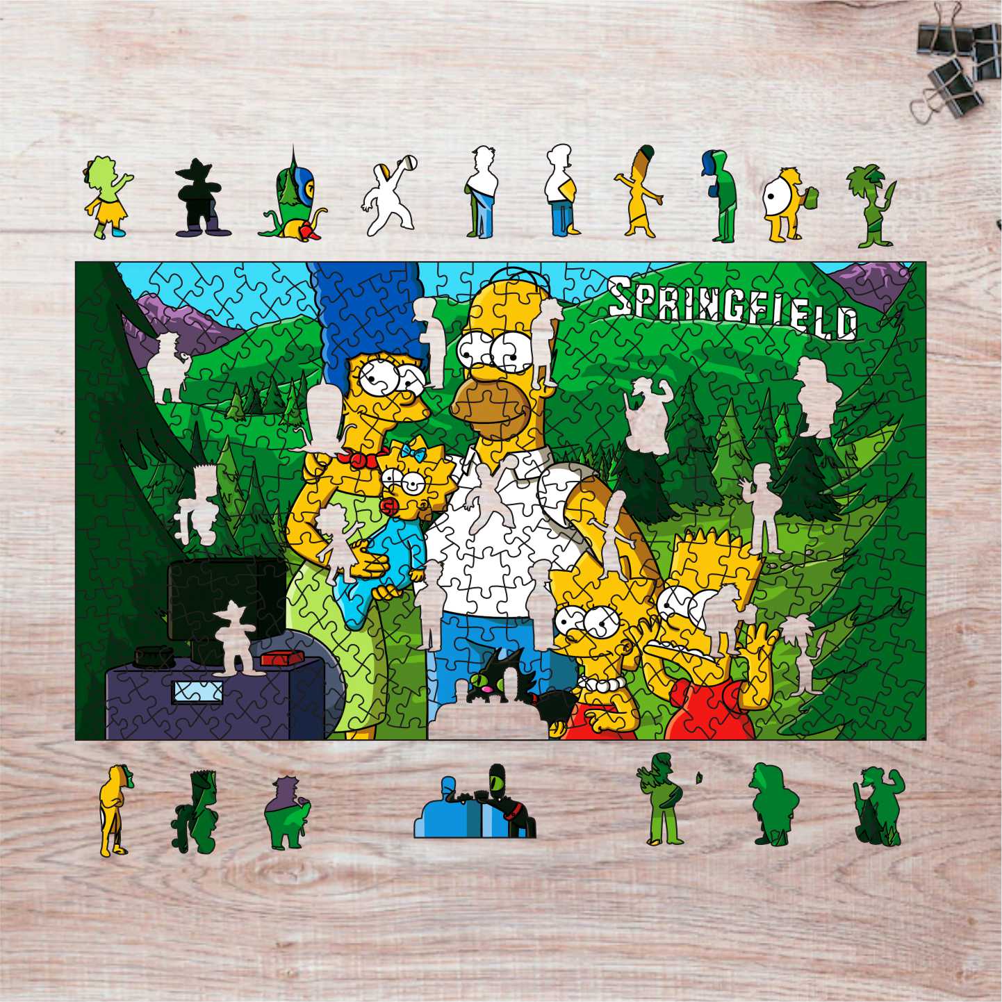 Rompecabezas Pers.Los Simpsons  C:38.101 Puzzles Peru