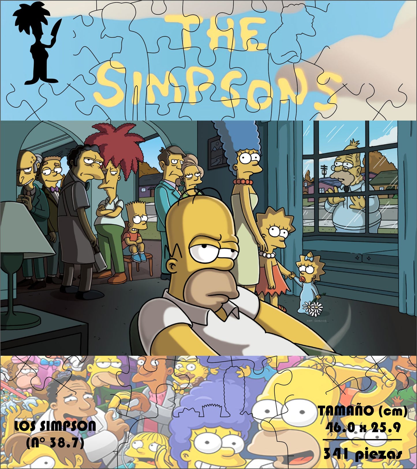 Rompecabezas Pers.Los Simpsons  C:38.7 Puzzles Peru