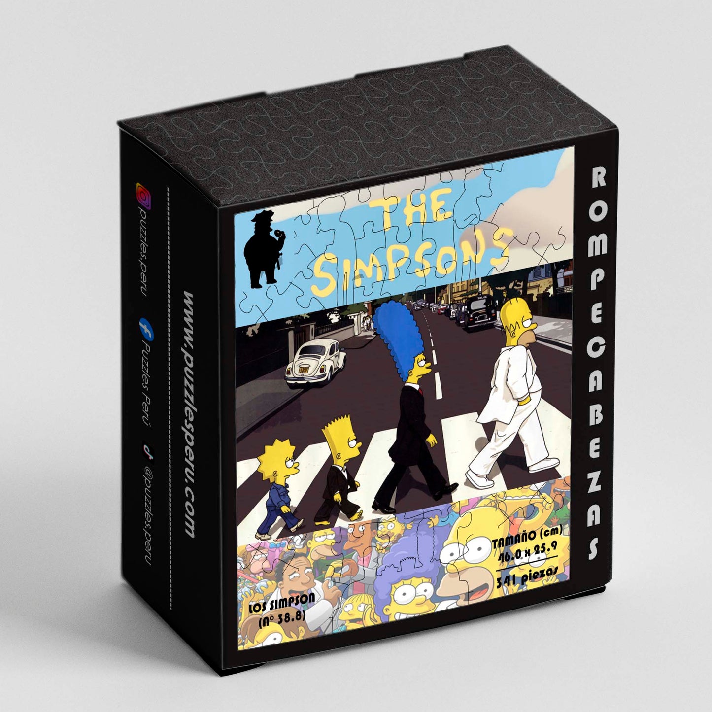 Rompecabezas Pers.Los Simpsons de 341 Piezas C:38.8 Puzzles Peru