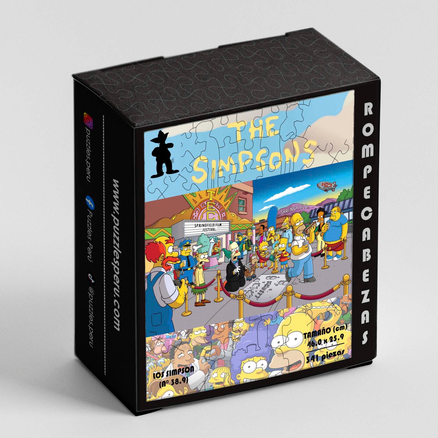 Rompecabezas Pers.Los Simpsons de 341 Piezas C:38.9 Puzzles Peru