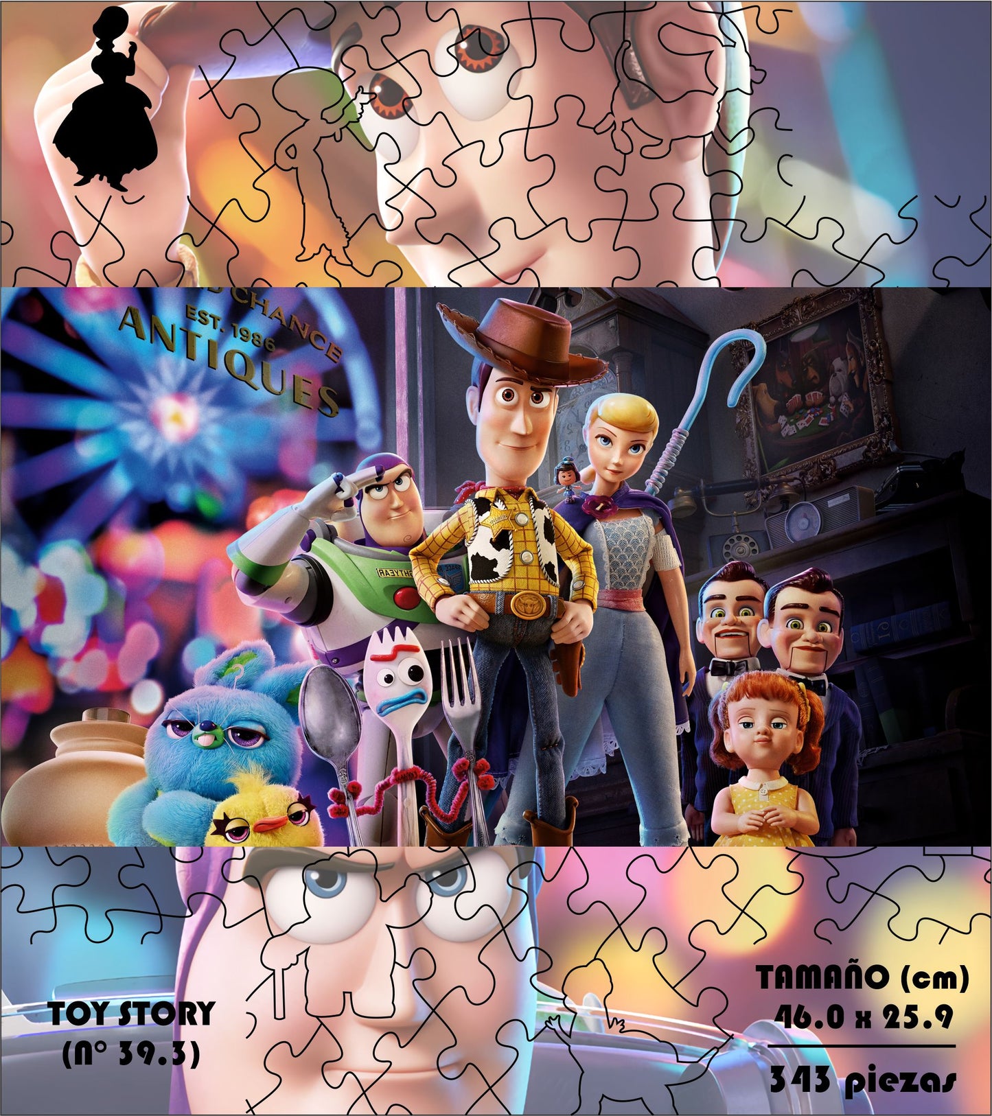 Rompecabezas Pers.Toy Story  C:39.3 Puzzles Peru