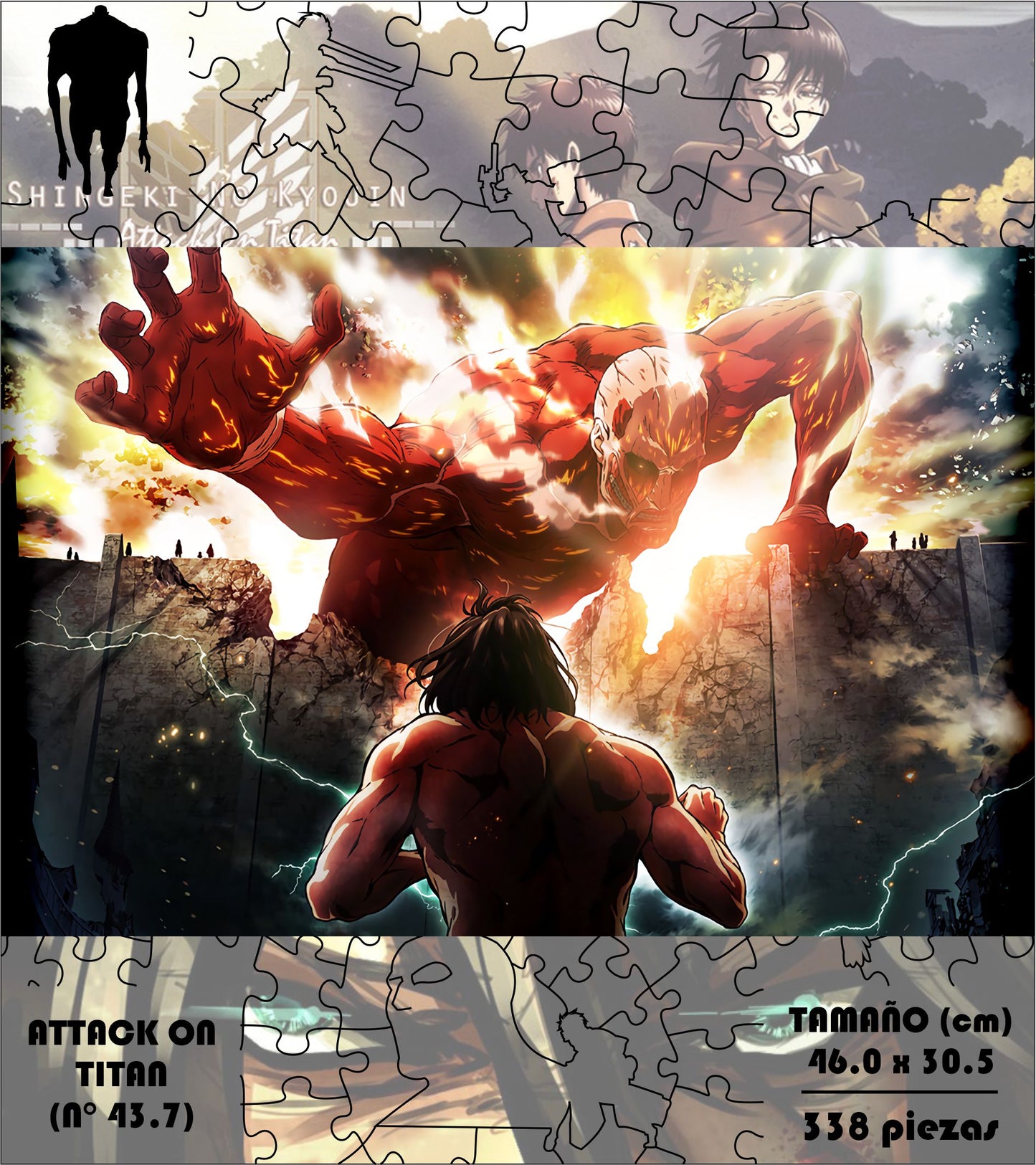 Rompecabezas Pers.Shingeki  C:43.7 Puzzles Peru