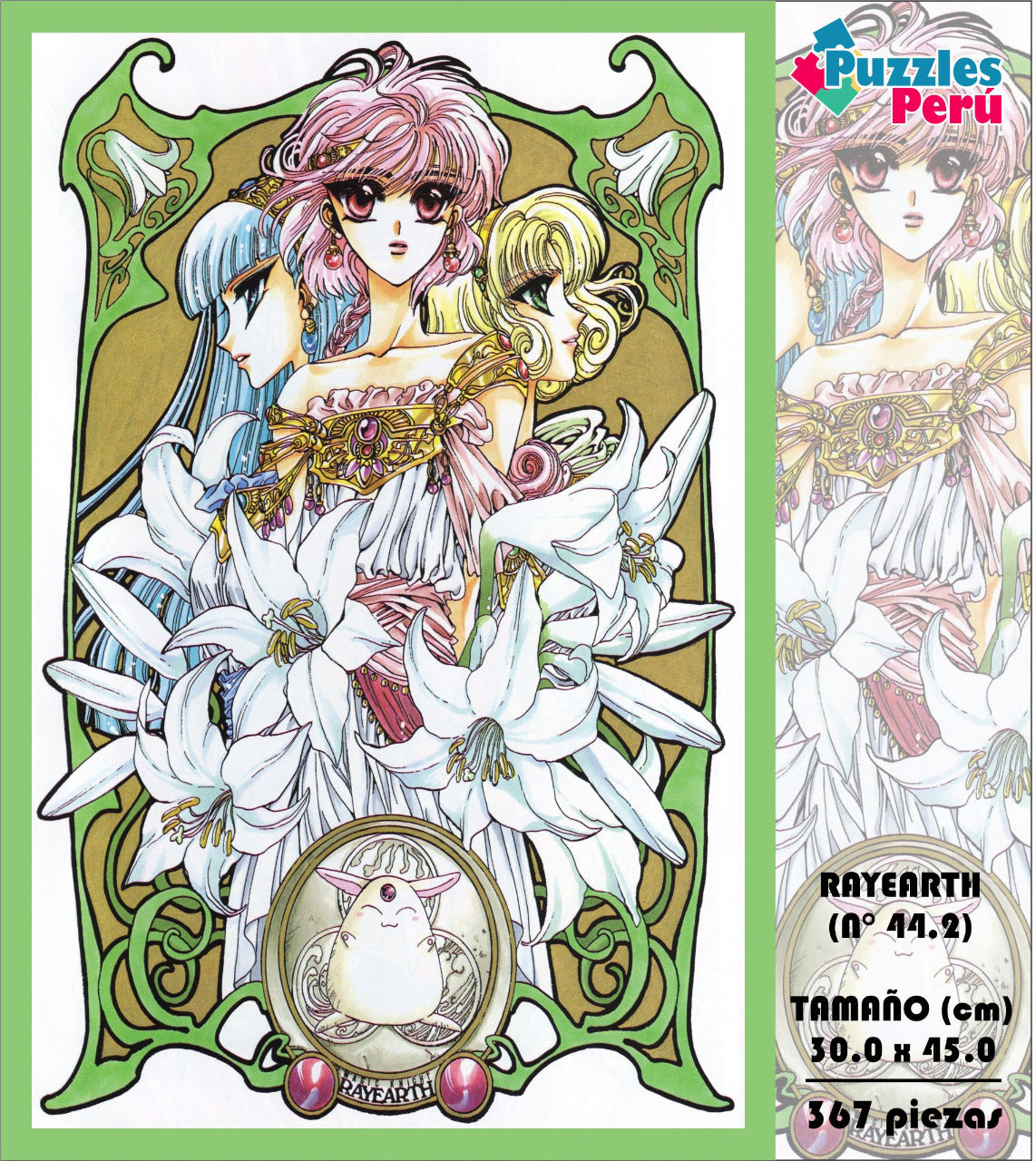 Rompecabezas Pers.Magic Knight Rayearth  C:44.2 Puzzles Peru