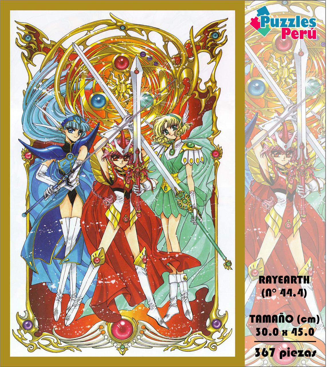 Rompecabezas Pers.Magic Knight Rayearth  C:44.4 Puzzles Peru