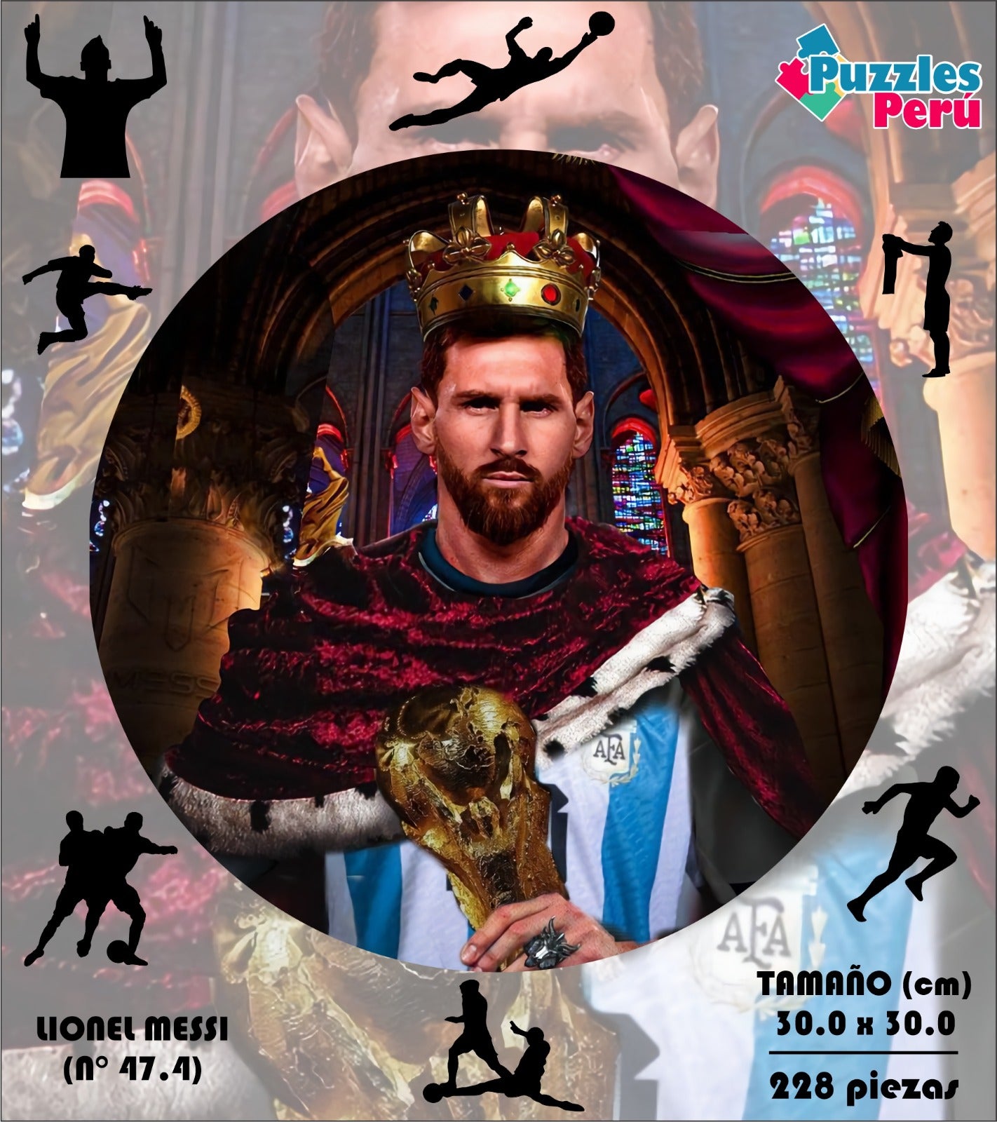 Rompecabezas Messi  C:47.4 Pers. Puzzles Peru