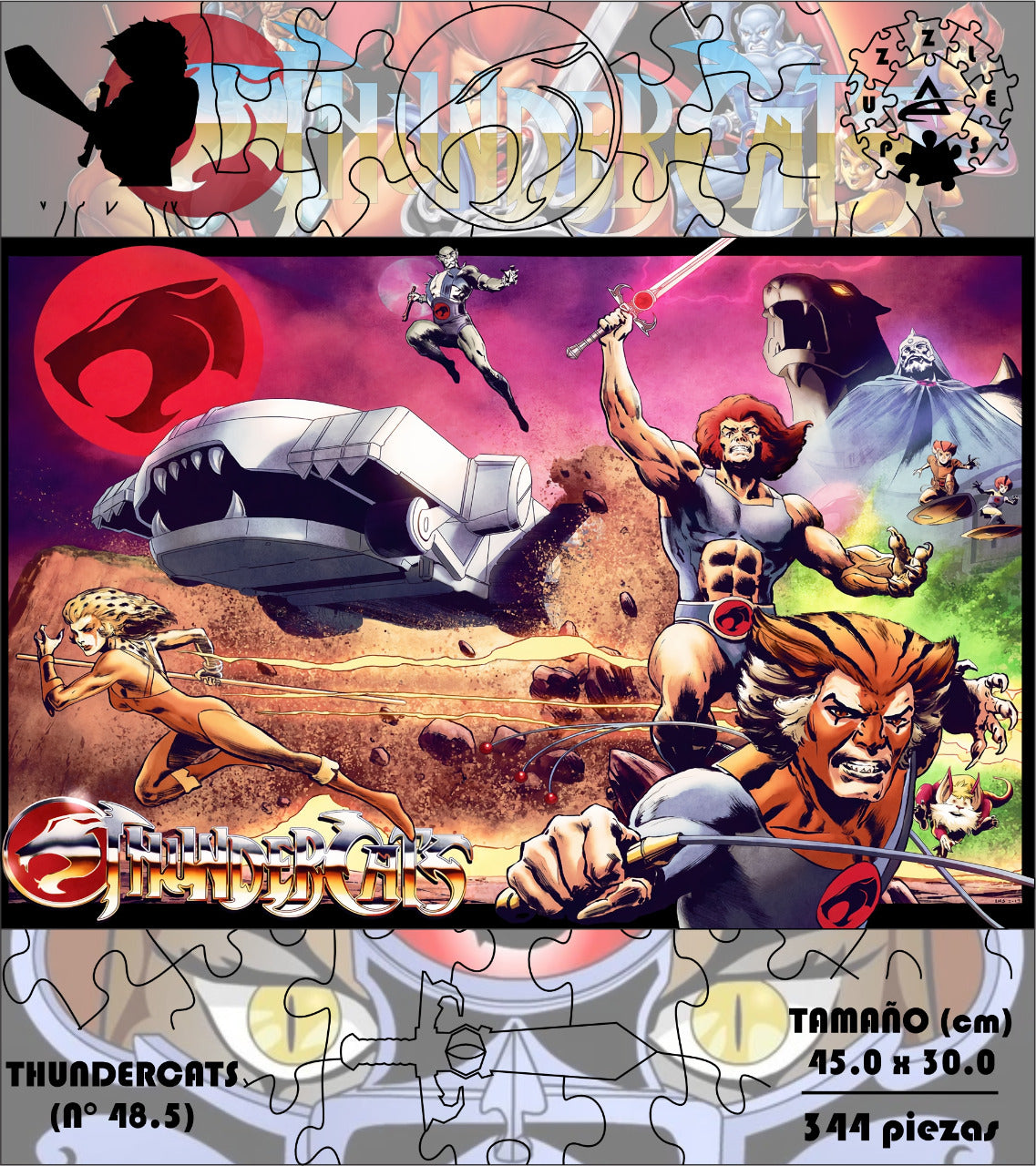 Rompecabezas Pers.Thundercat  C:48.5 Puzzles Peru