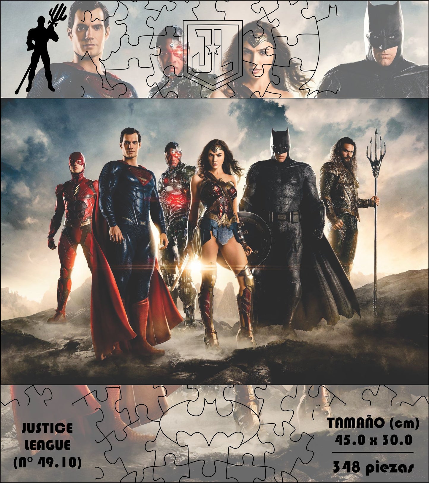 Rompecabezas Pers.Justice League  C:49.101 Puzzles Peru