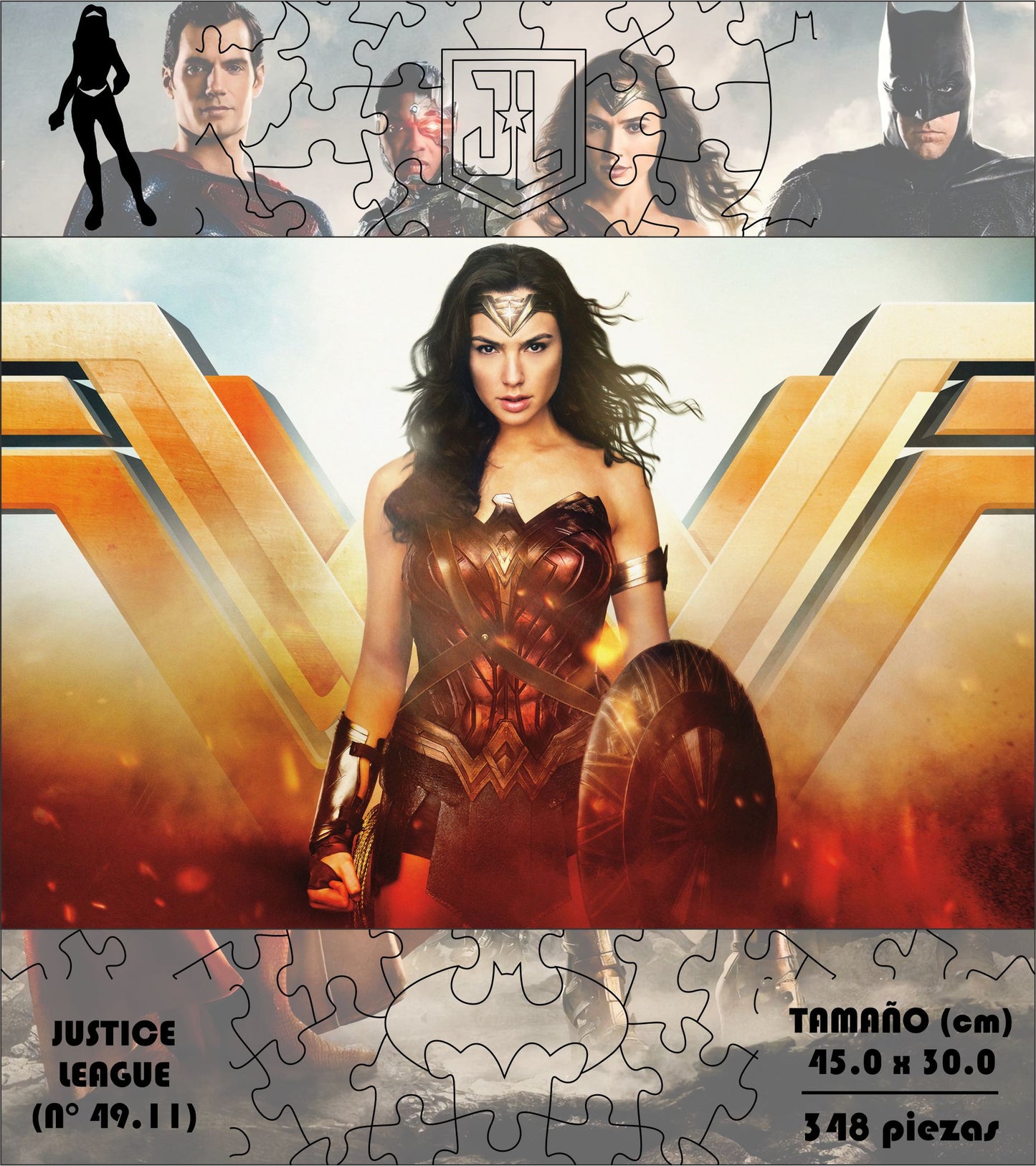 Rompecabezas Pers.Wonder Woman  C:49.11 Puzzles Peru