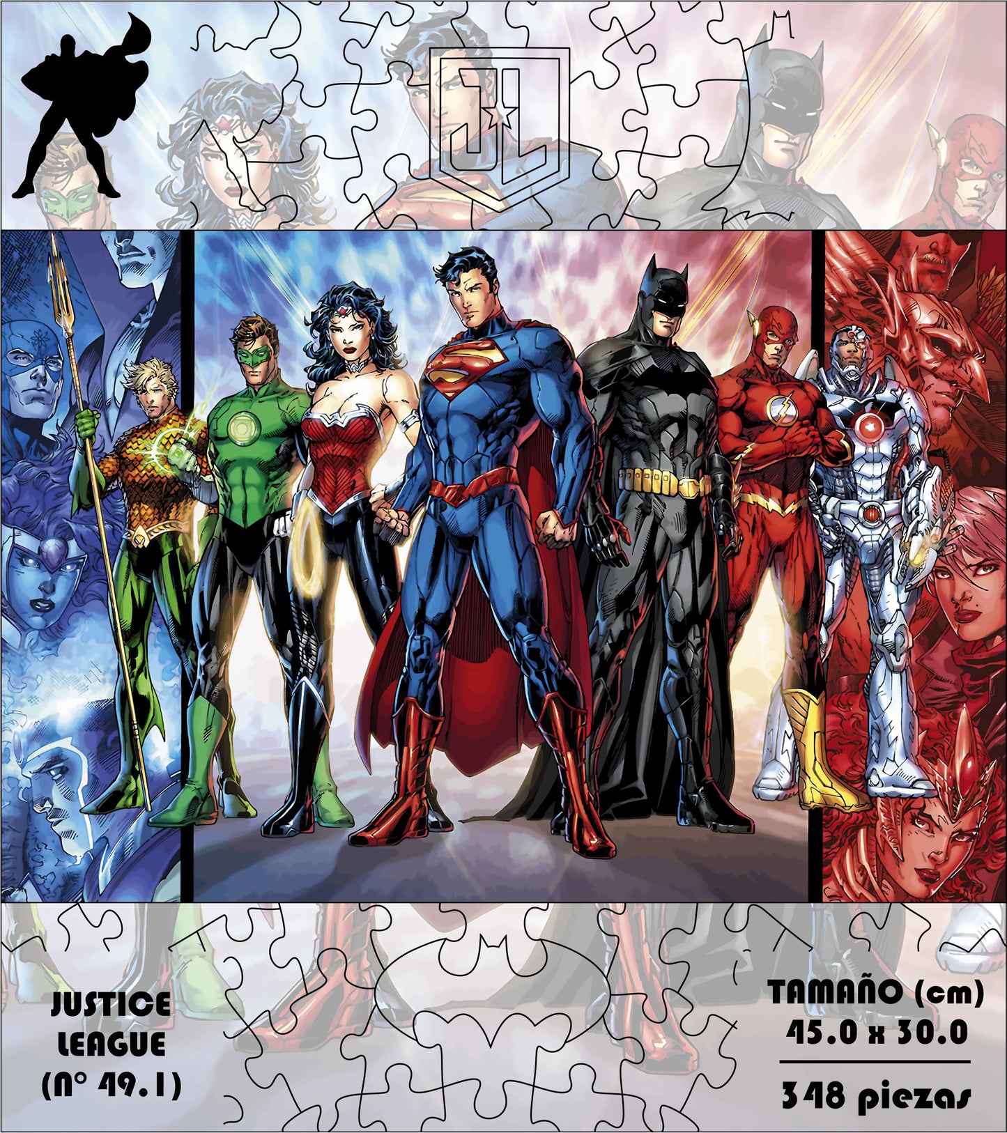 Rompecabezas Pers.Justice League  C:49.1 Puzzles Peru