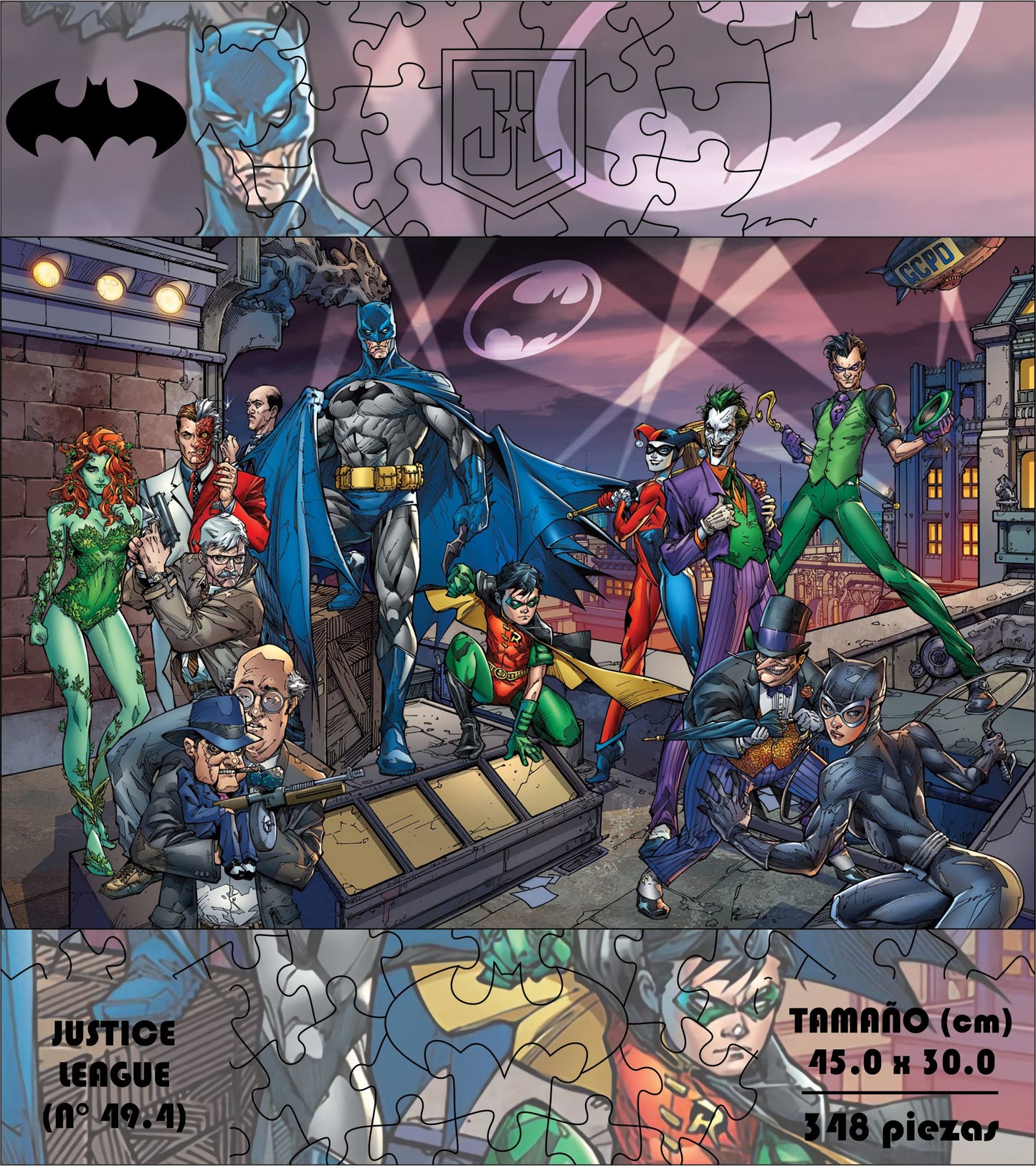 Rompecabezas Pers.Justice League  C:49.4 Puzzles Peru