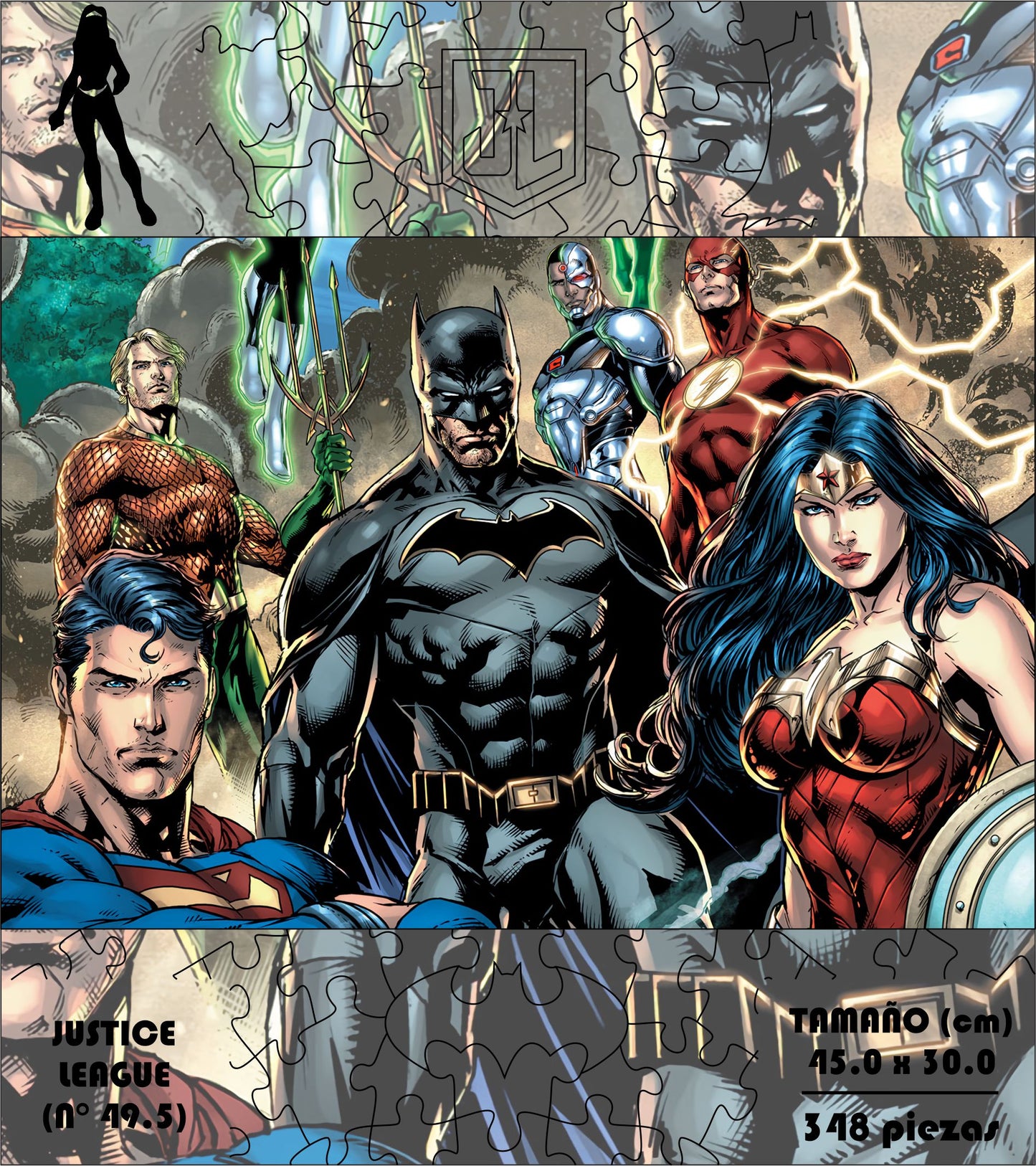 Rompecabezas Pers.Justice League  C:49.5 Puzzles Peru