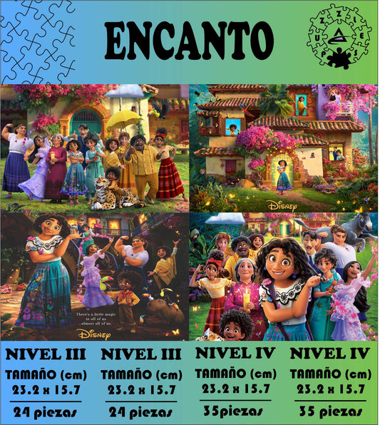 Rompecabezas Pers.Encanto de Piezas C:51.4 Puzzles Peru