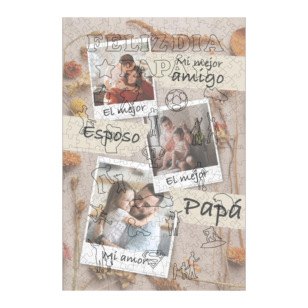 Rompecabezas Personalizado -Día del padre 2