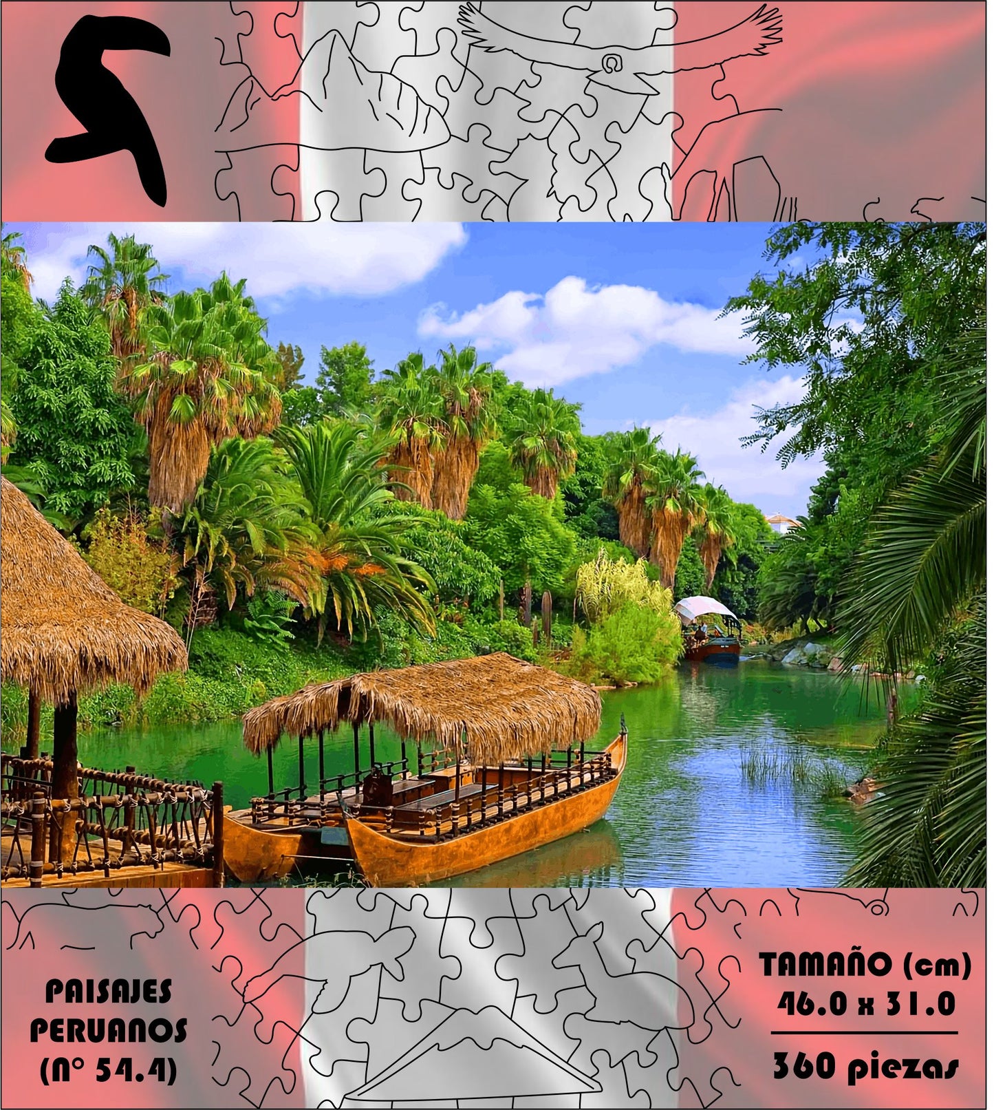 Rompecabezas Pers.Peru  C:54.4 Puzzles Peru