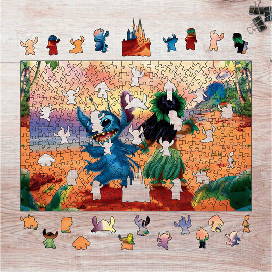 Rompecabezas Pers.Stitch  C:55.1 Puzzles Peru