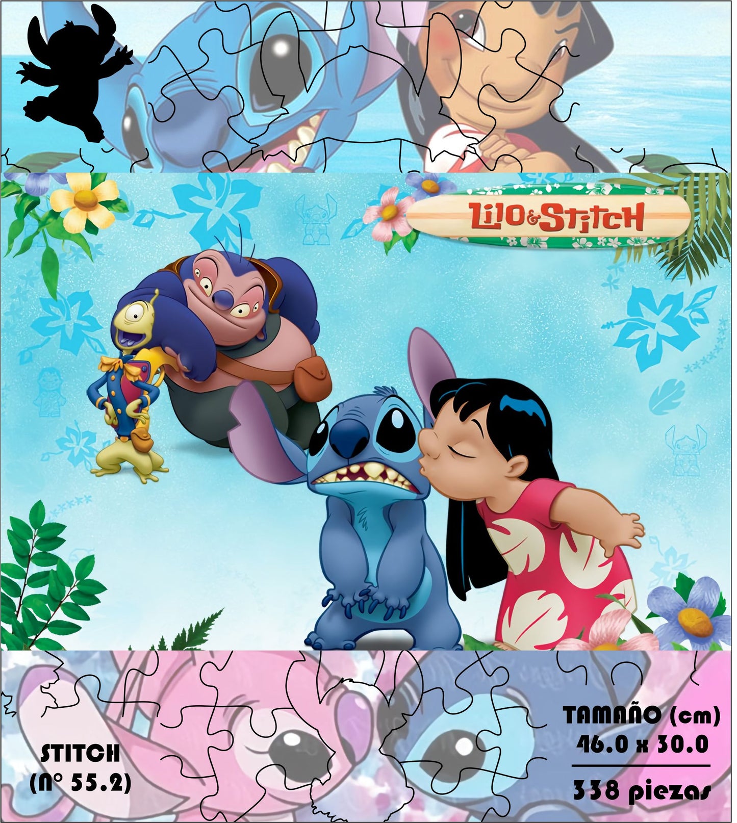 Rompecabezas Pers.Stitch  C:55.2 Puzzles Peru