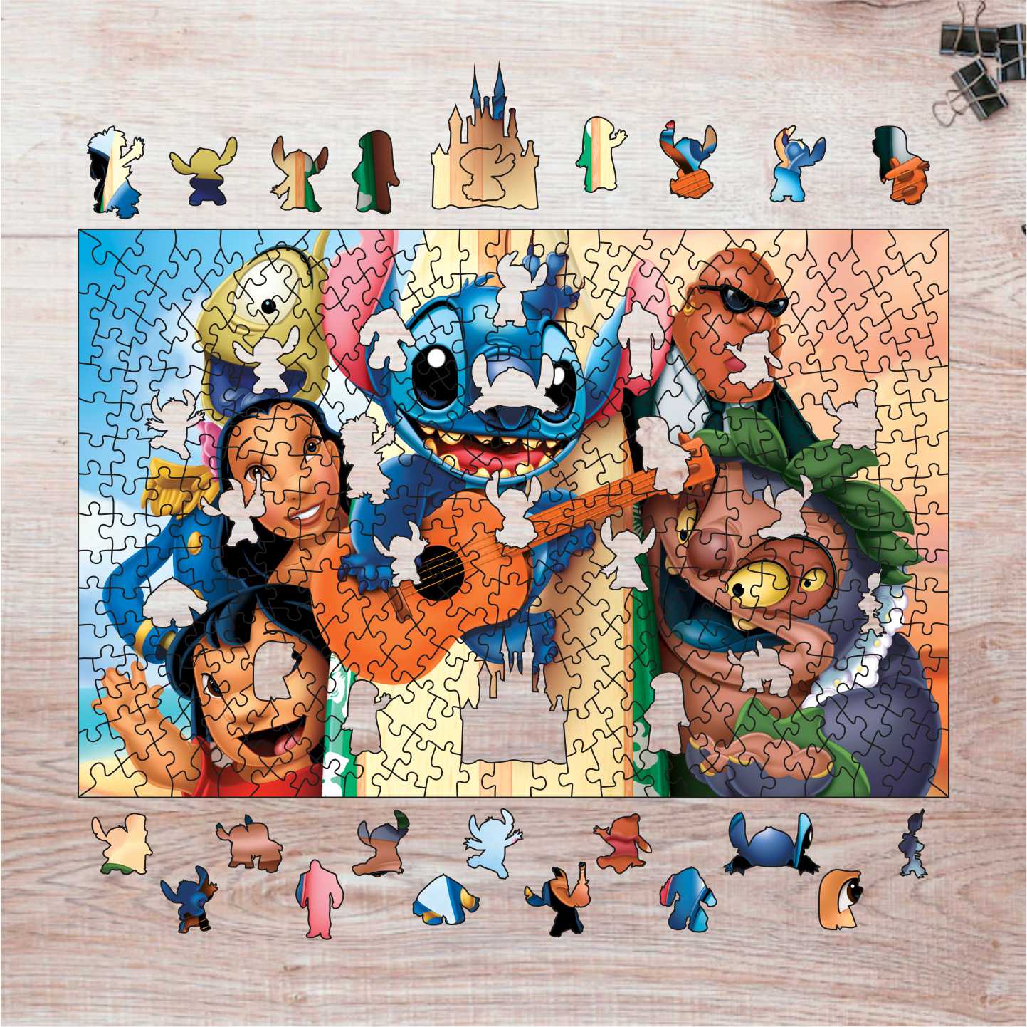 Rompecabezas Pers.Stitch  C:55.3 Puzzles Peru