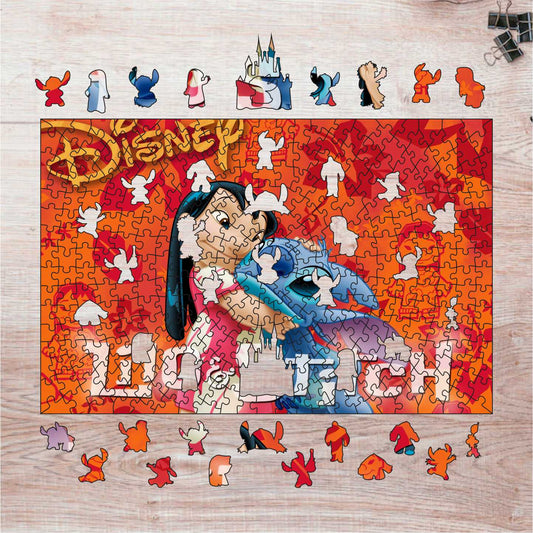 Rompecabezas Pers.Stitch  C:55.4 Puzzles Peru