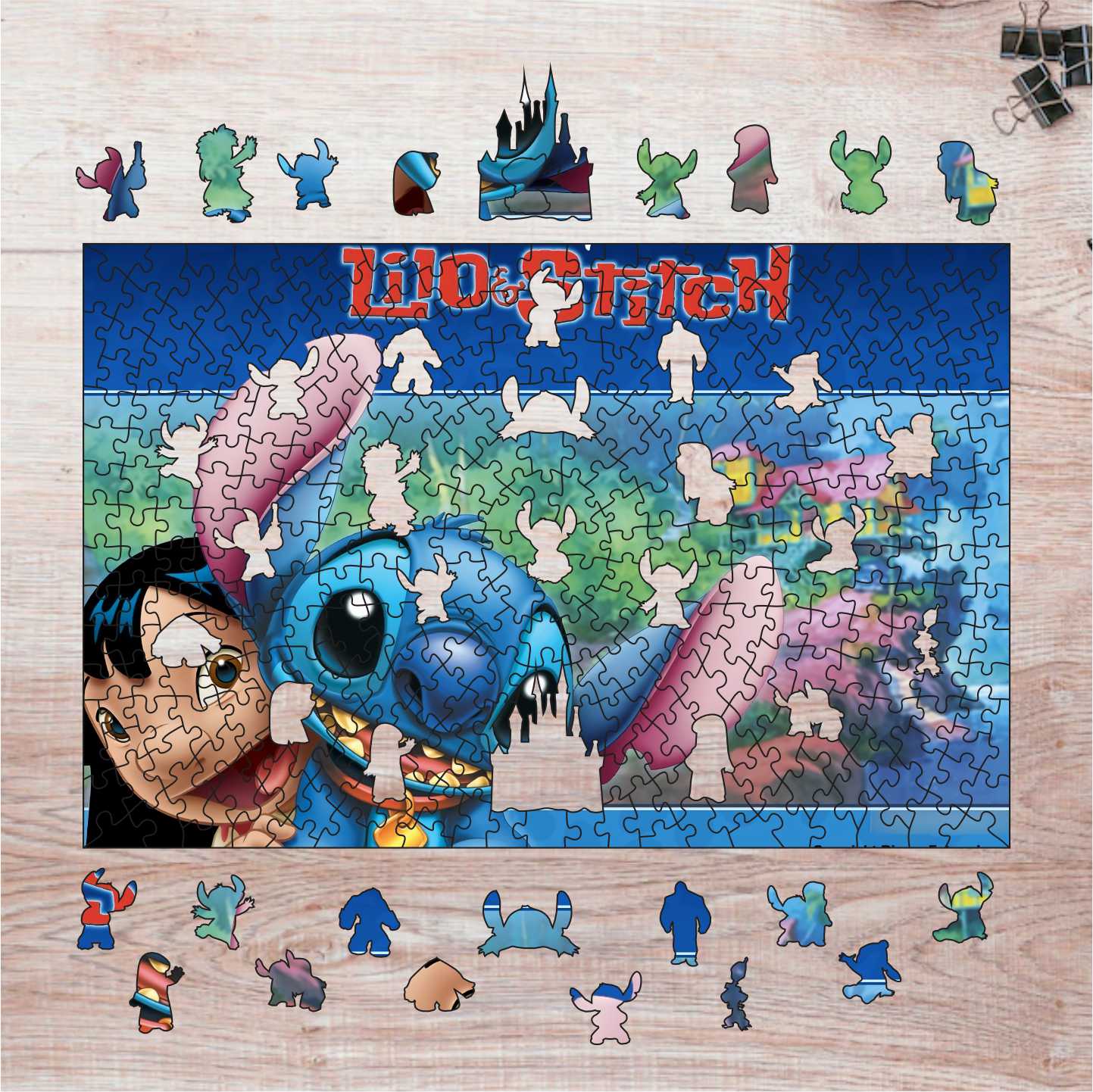 Rompecabezas Pers.Stitch  C:55.6 Puzzles Peru