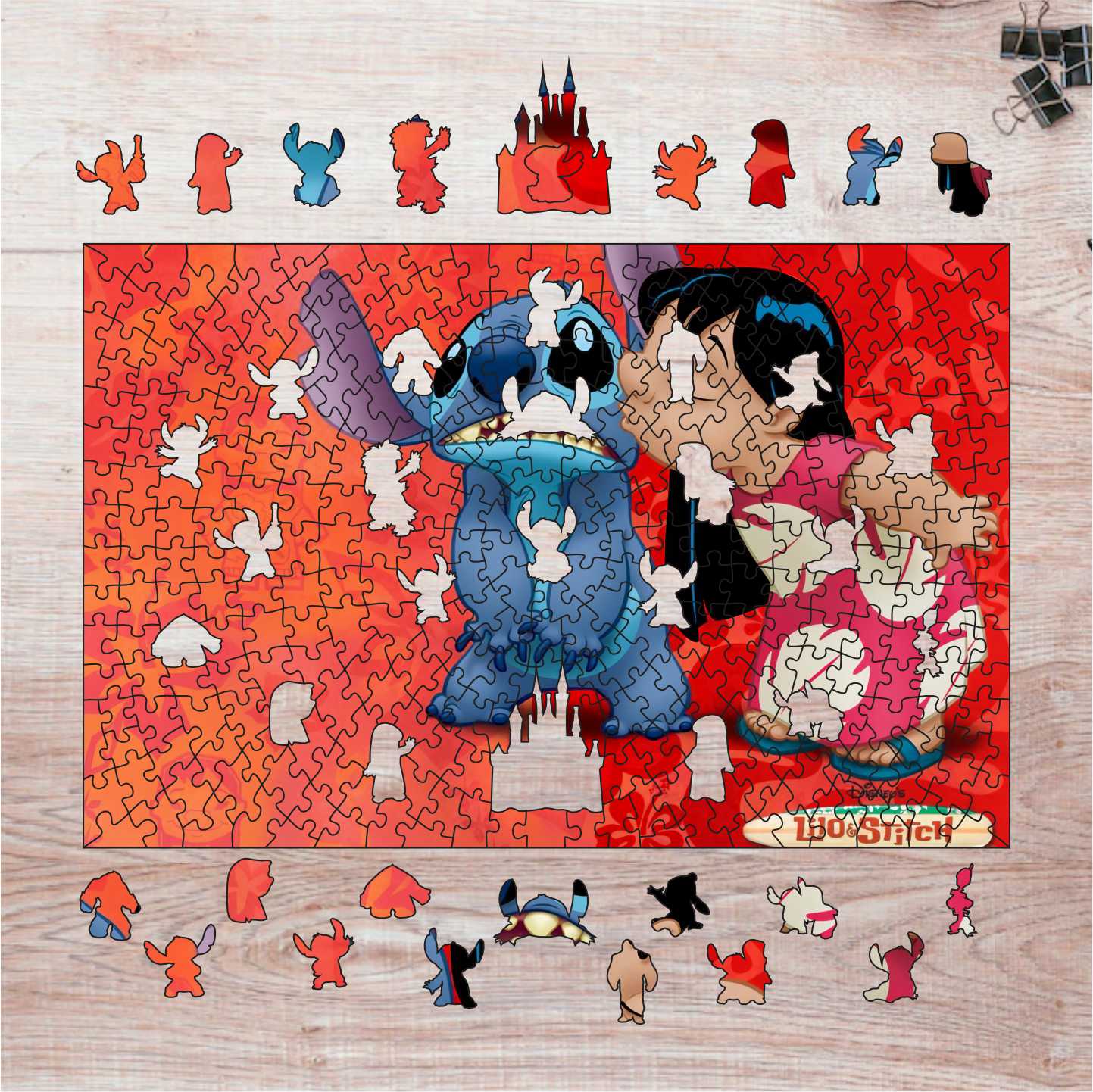 Rompecabezas Pers.Stitch  C:55.7 Puzzles Peru
