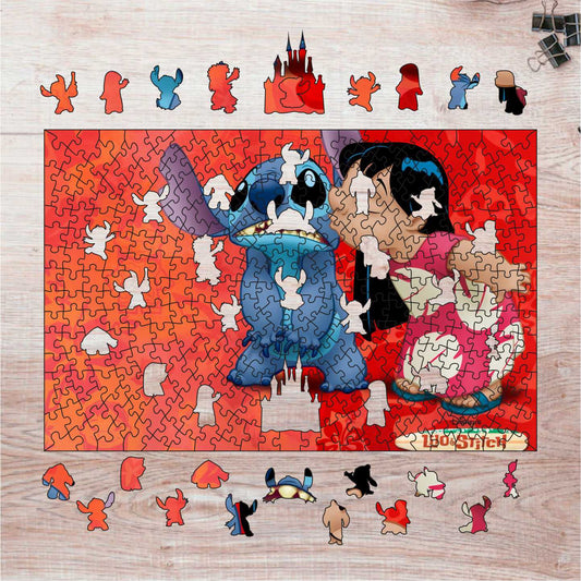 Rompecabezas Pers.Stitch  C:55.7 Puzzles Peru