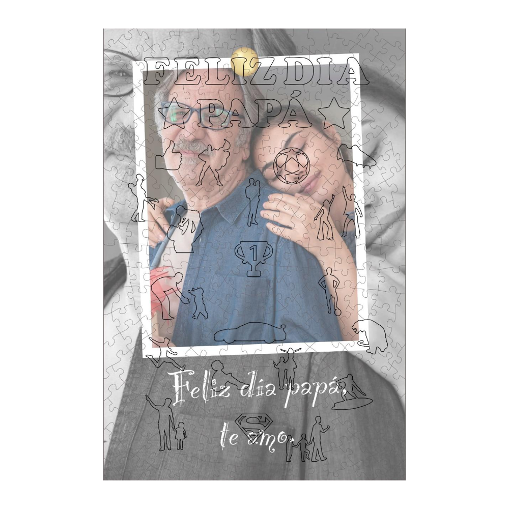 Rompecabezas Personalizado -Día del padre 3