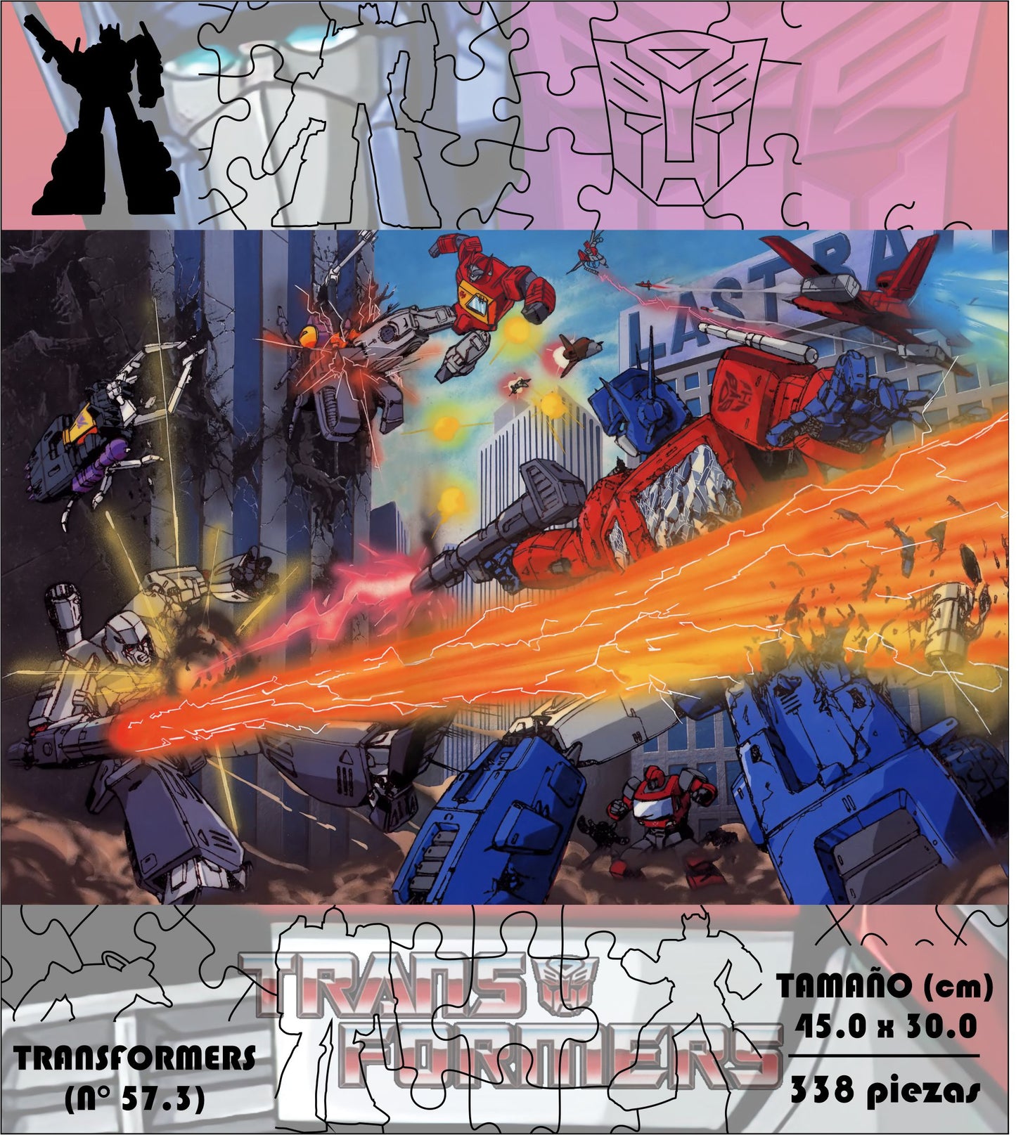 Rompecabezas Pers.Transformers  C:57.3 Puzzles Peru