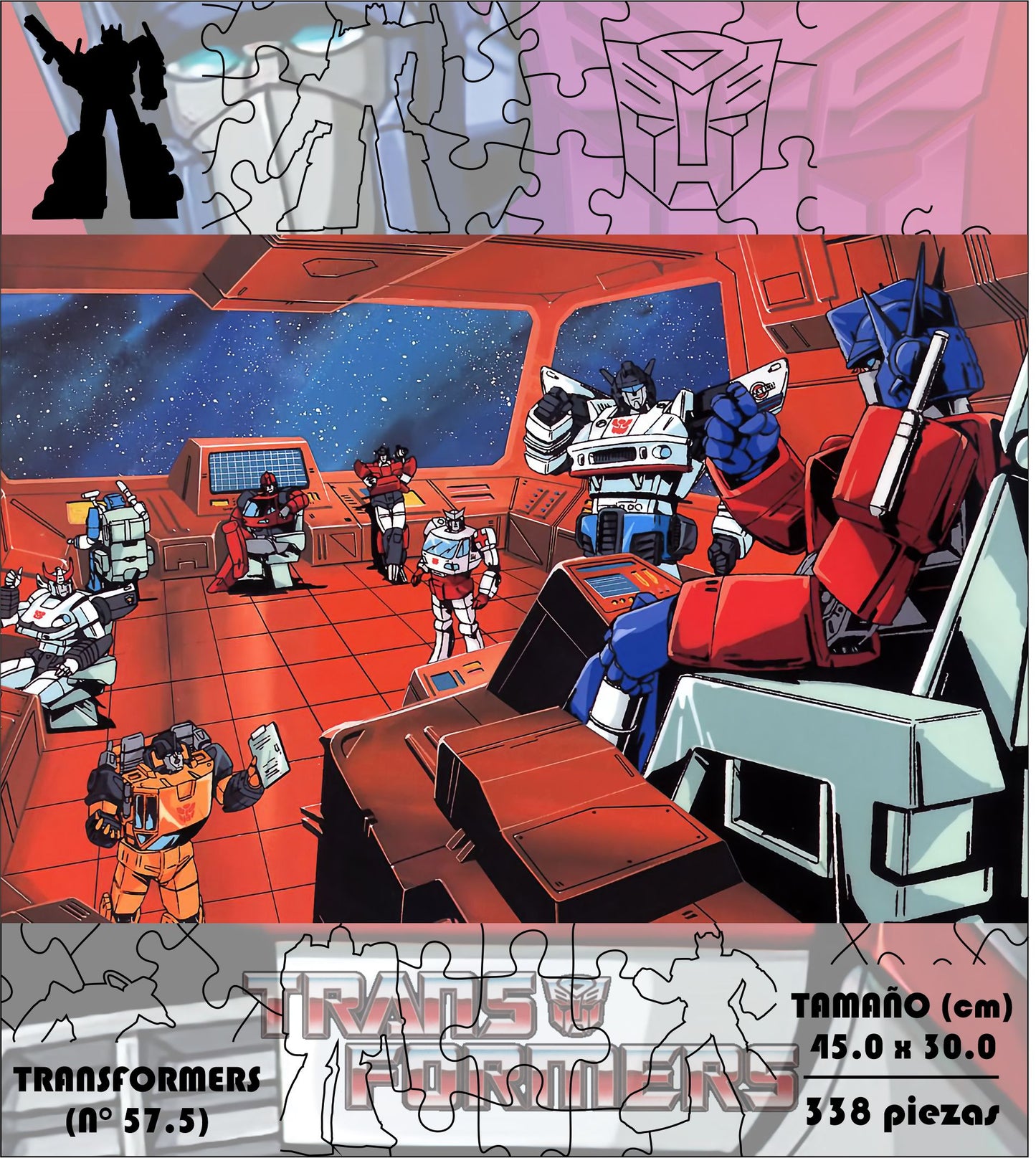 Rompecabezas Pers.Transformers  C:57.5 Puzzles Peru