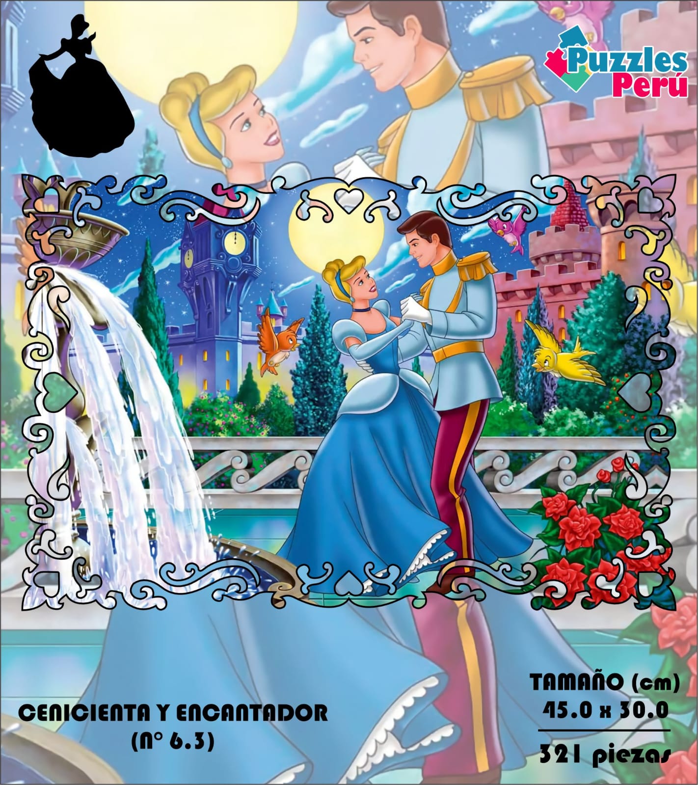 Rompecabezas Pers.Cenicienta  C:6.3 Puzzles Peru